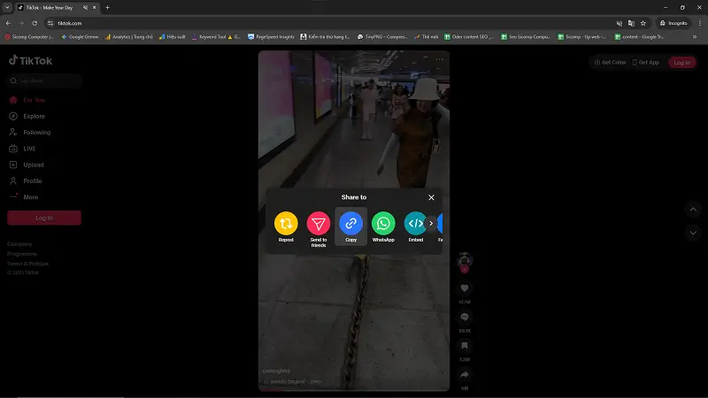 Snaptik tải video tiktok