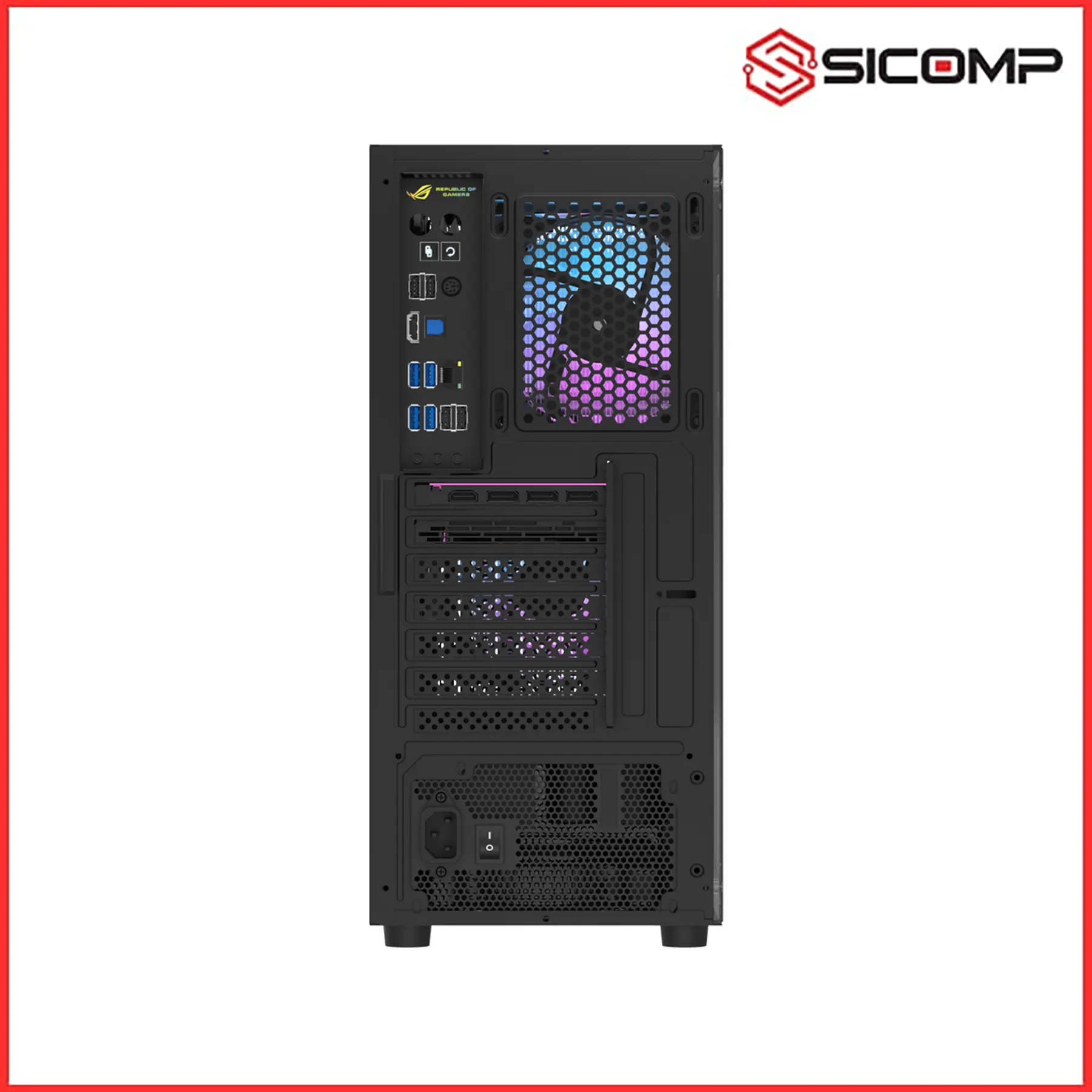 VỎ CASE DARKFLASH A290 BLACK (ATX, MID-TOWER, BLACK), Picture 6