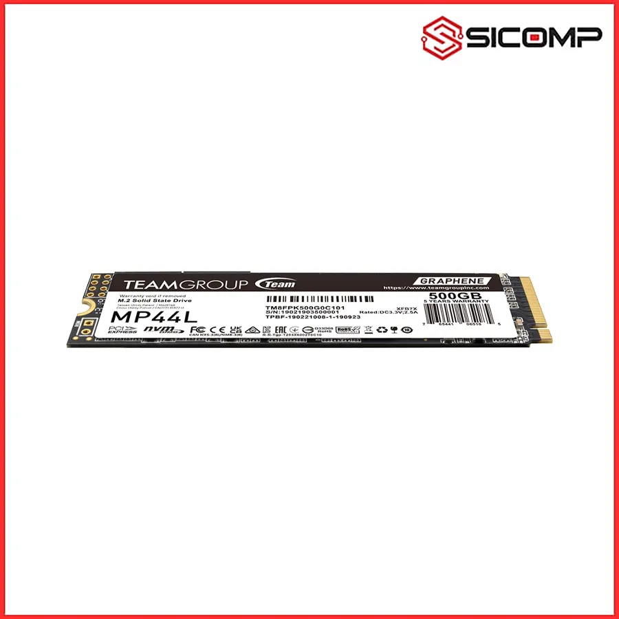 Ổ CỨNG SSD TEAMGROUP MP44L 500GB M.2 2280 PCIe 4.0x4 (ĐỌC 5000MB/s, GHI 2500MB/s) , Picture 3