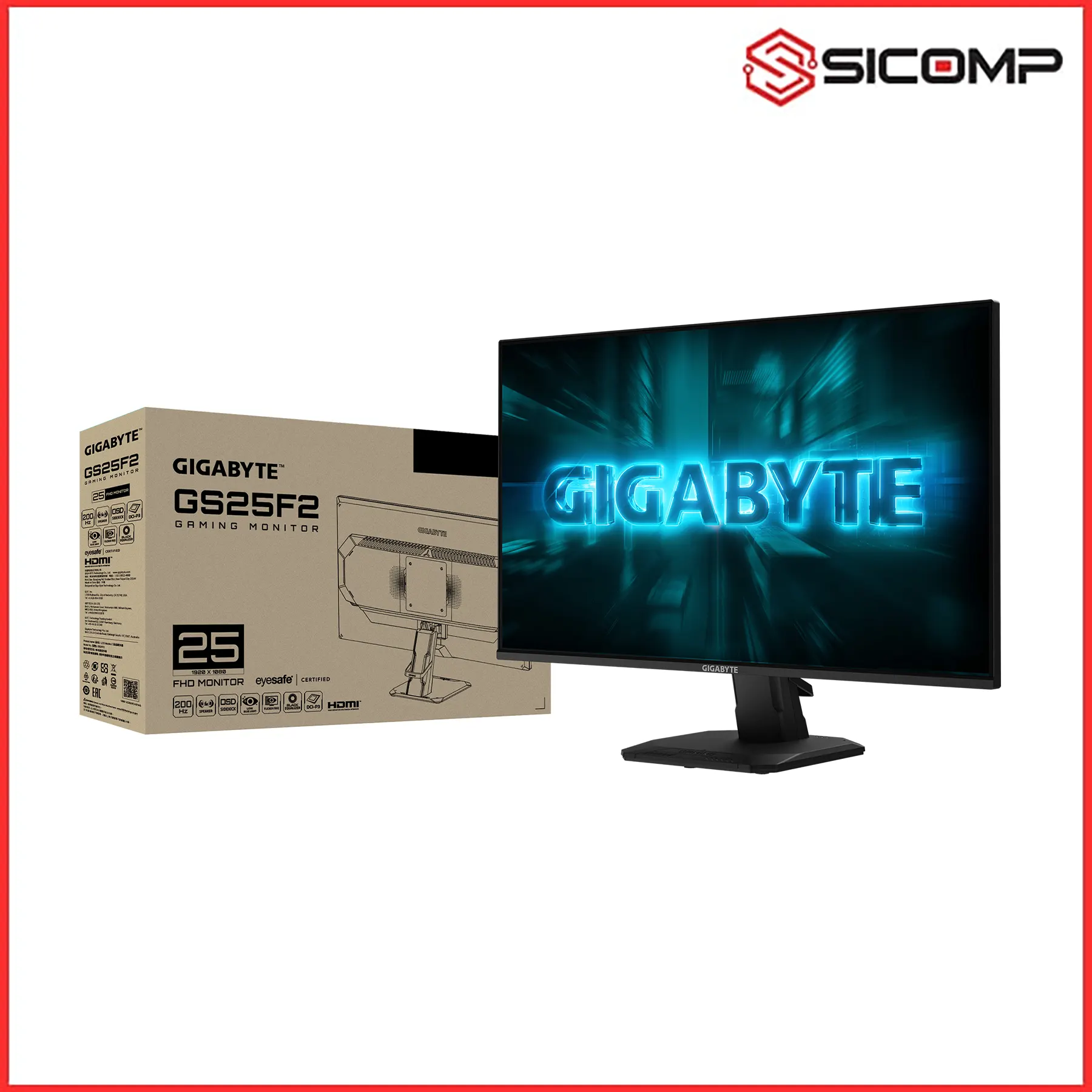 MÀN HÌNH GIGABYTE GS25F2A (24.5 INCH / FHD / IPS / 240HZ / 1MS), Picture 2