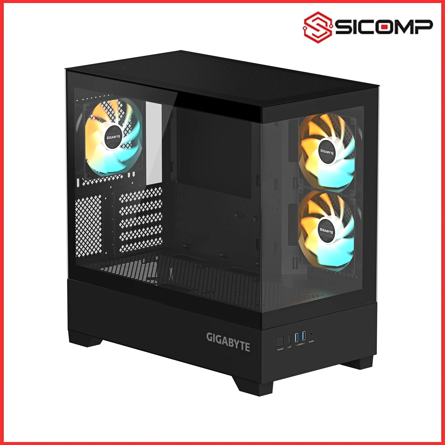 VỎ CASE GIGABYTE C201 PANORAMIC, Picture 2