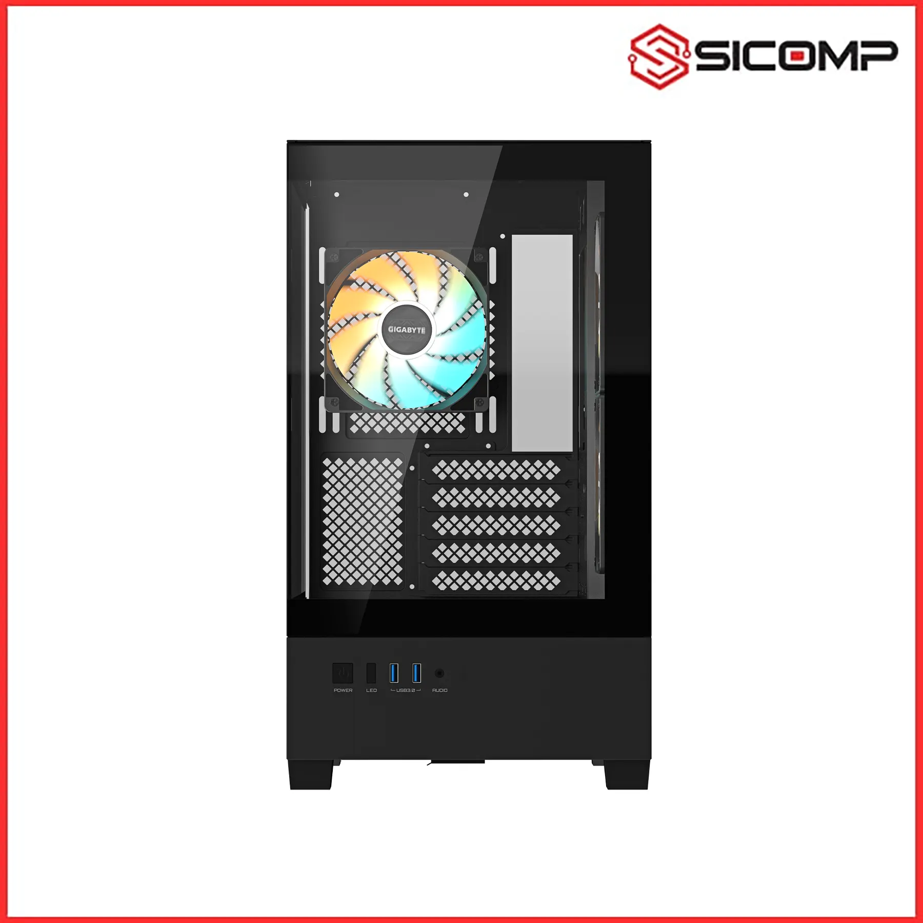 VỎ CASE GIGABYTE C201 PANORAMIC, Picture 3