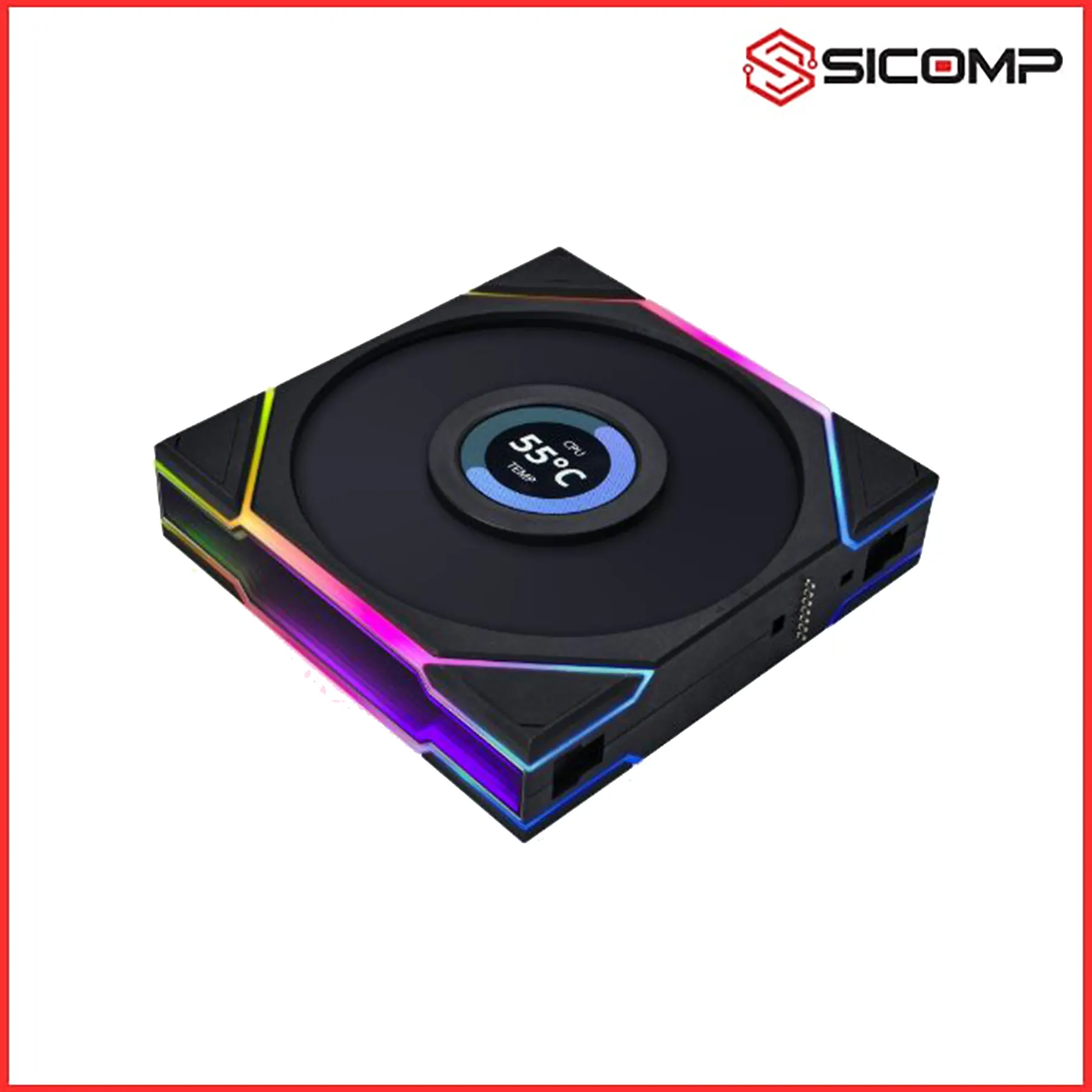 FAN TẢN NHIỆT LIAN LI TL120 LCD SINGLE BLACK (MÀN HÌNH LCD | LED VÔ CỰC ), Picture 5