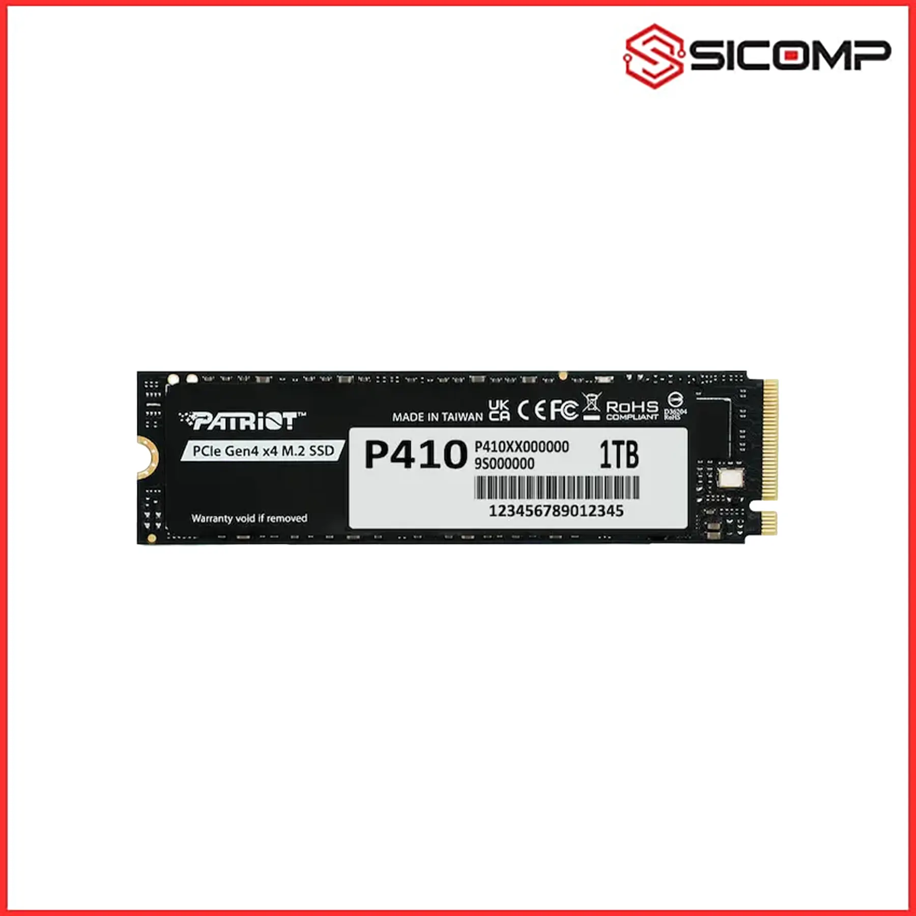 [BẢO HÀNH 5 NĂM] SSD GEN4 PATRIOT P410 1TB P410P1TBM28H (ĐỌC 5000 MB/S - GHI 4500 MB/S) , Picture 2