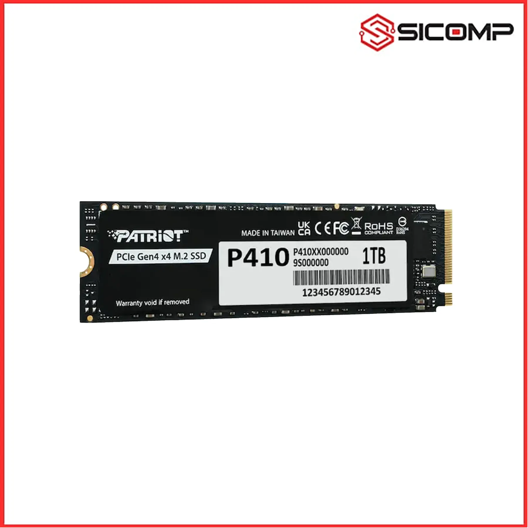 [BẢO HÀNH 5 NĂM] SSD GEN4 PATRIOT P410 1TB P410P1TBM28H (ĐỌC 5000 MB/S - GHI 4500 MB/S) , Picture 3