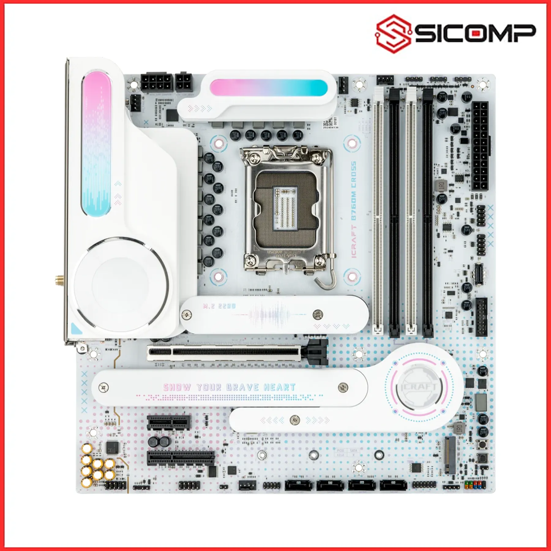 MAINBOARD MAXSUN B760M ICRAFT CROSS WIFI, Picture 2