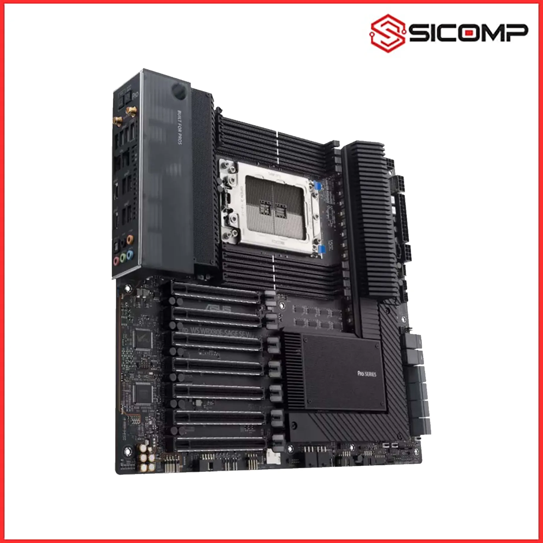 MAINBOARD ASUS PRO WS WRX80E-SAGE SE WIFI LIKE NEW (AMD WRX80, sWRX8, EEB, 8 KHE DDR4), Picture 3