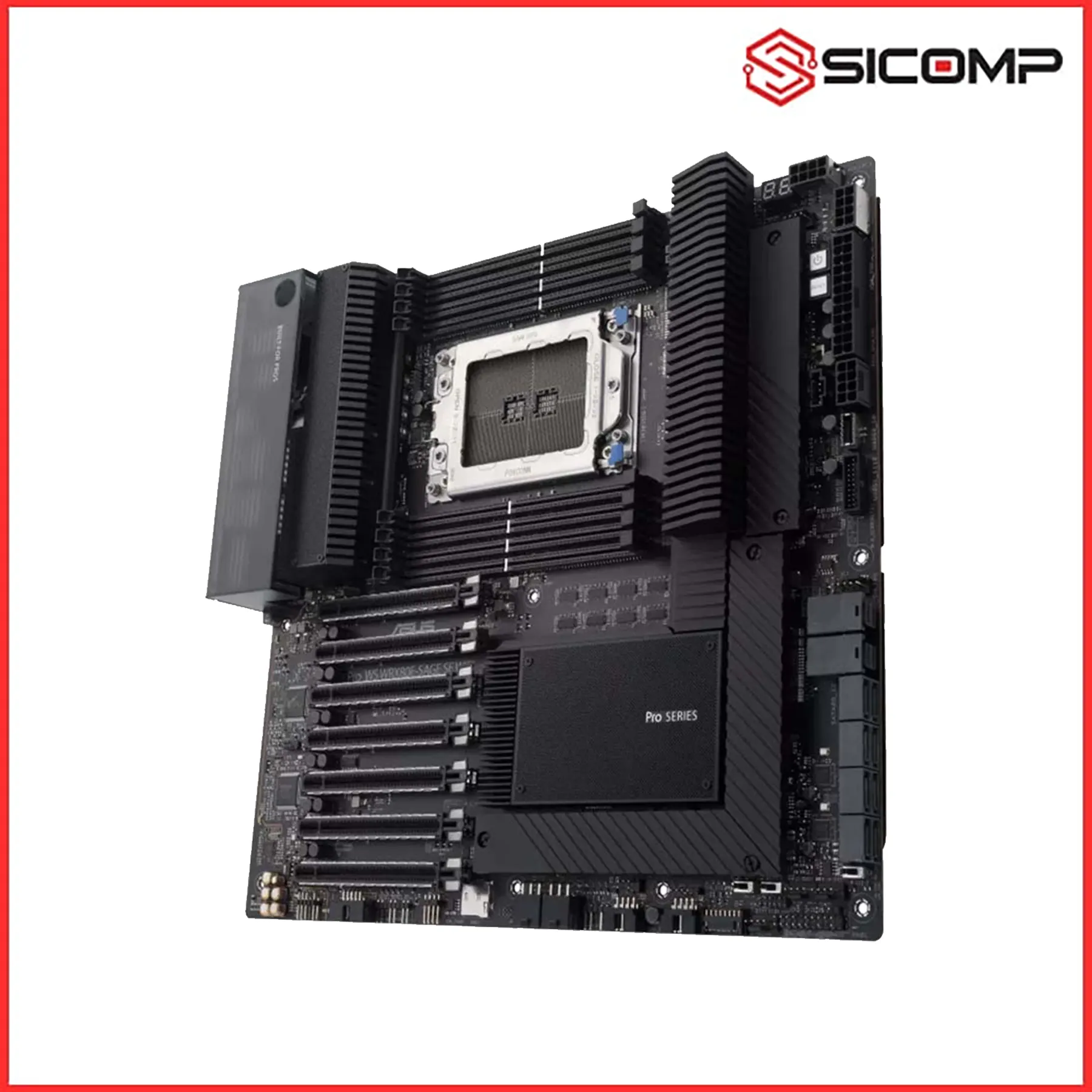 MAINBOARD ASUS PRO WS WRX80E-SAGE SE WIFI LIKE NEW (AMD WRX80, sWRX8, EEB, 8 KHE DDR4), Picture 4