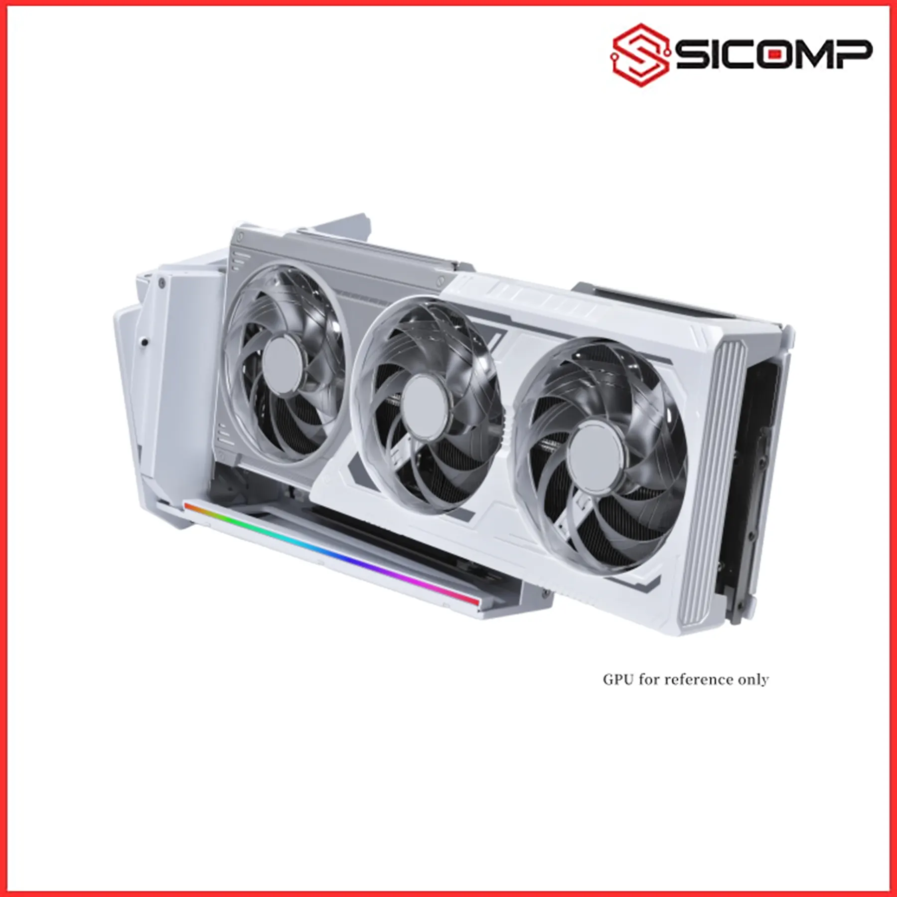 BỘ DỰNG ĐỨNG VGA LIAN LI MULTI DIRECTIONAL VERTICAL GPU BRACKET MÀU TRẮNG KÈM PCIE 5.0, Picture 5