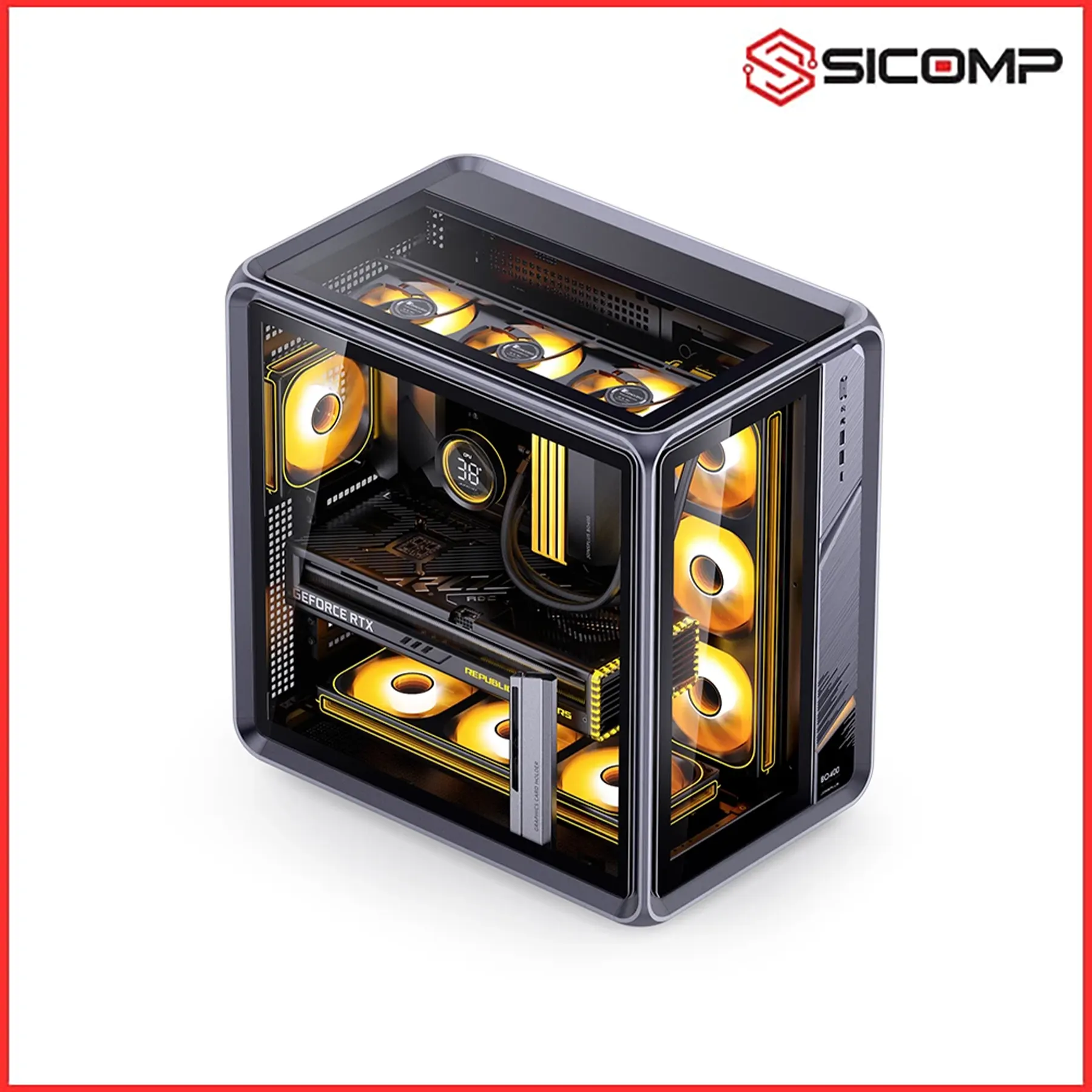 VỎ CASE JONSBO BO400 BLACK, Picture 2