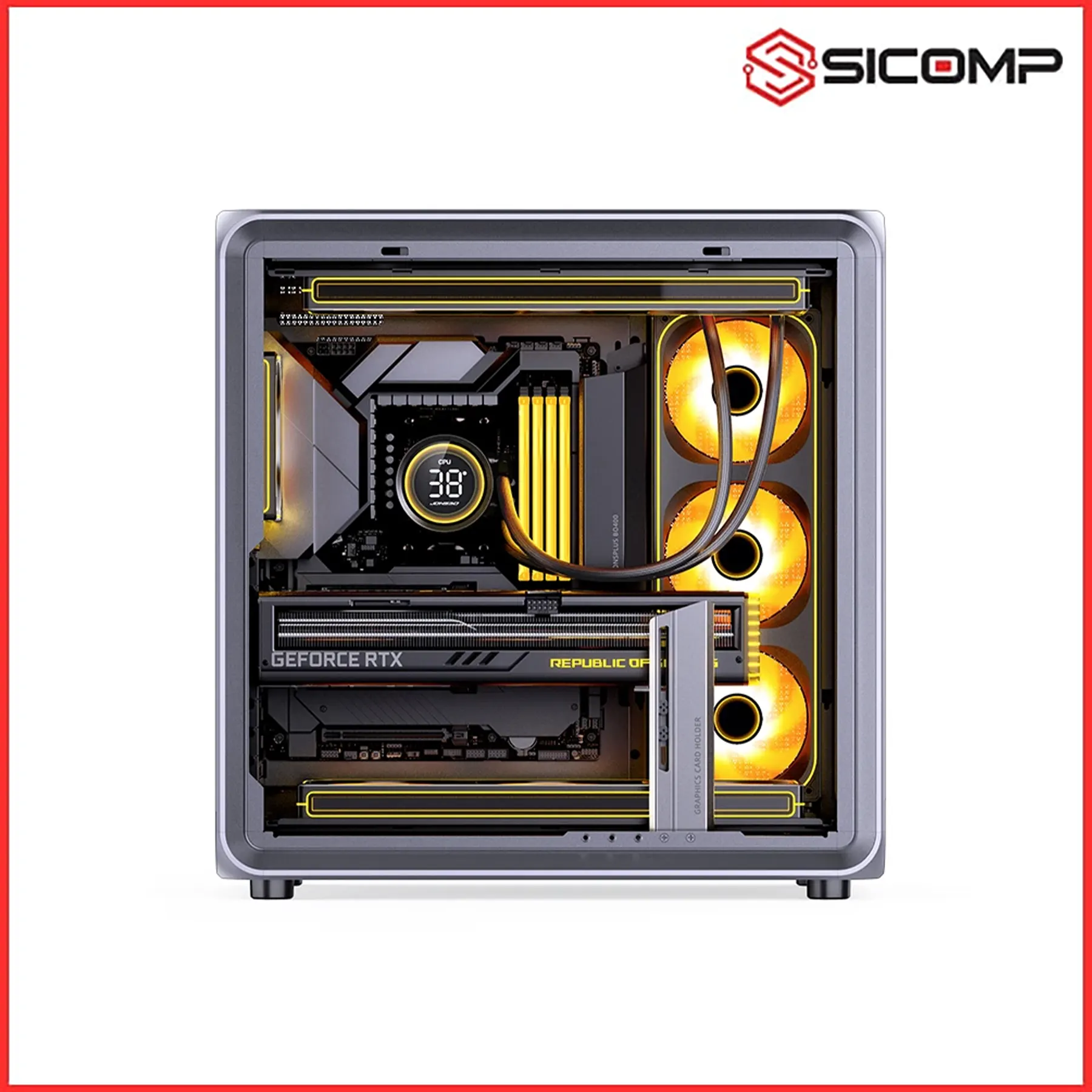 VỎ CASE JONSBO BO400 BLACK, Picture 3