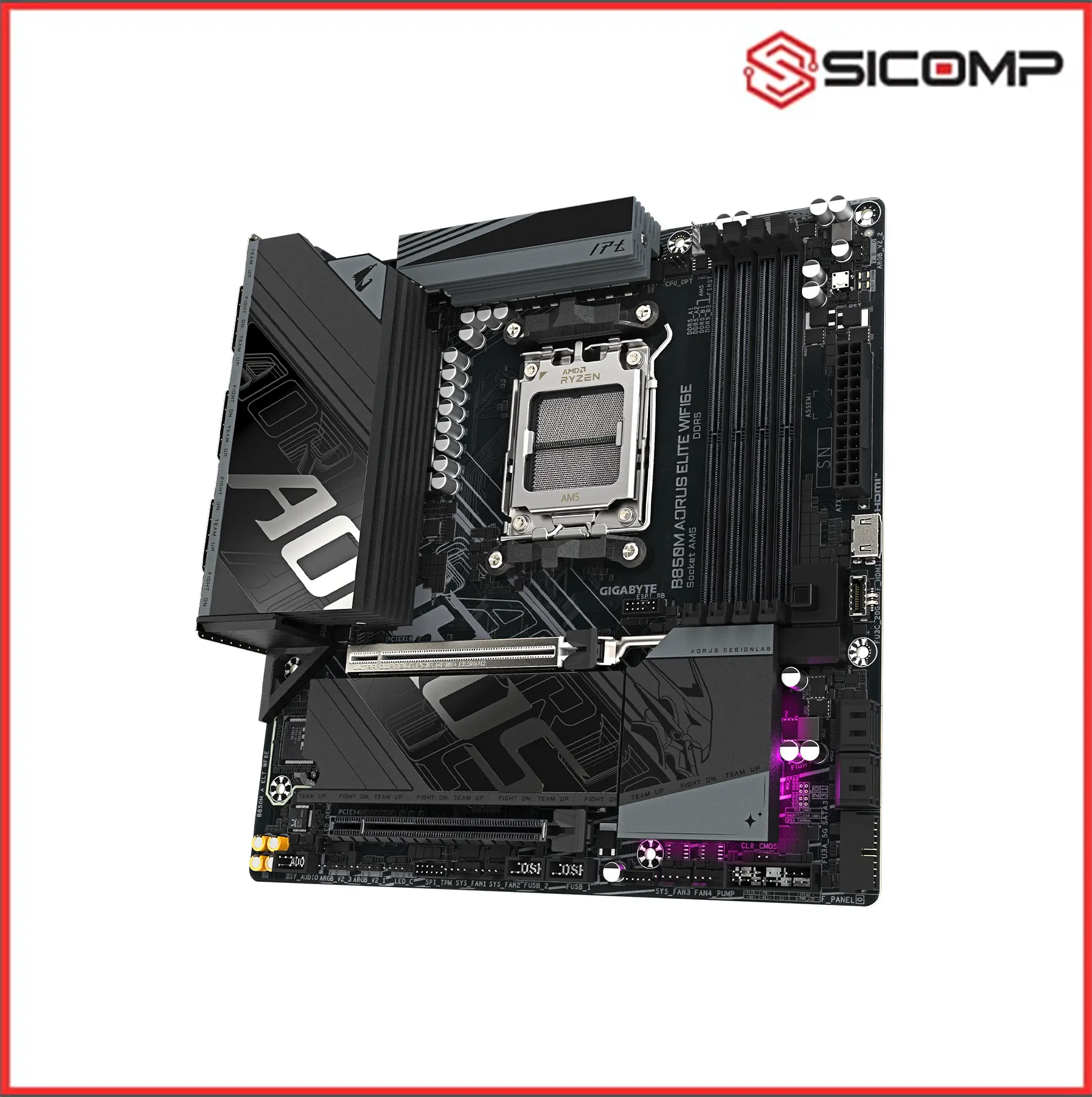 MAINBOARD GIGABYTE B850M AORUS ELITE WIFI 6E (CHÍNH HÃNG), Picture 3