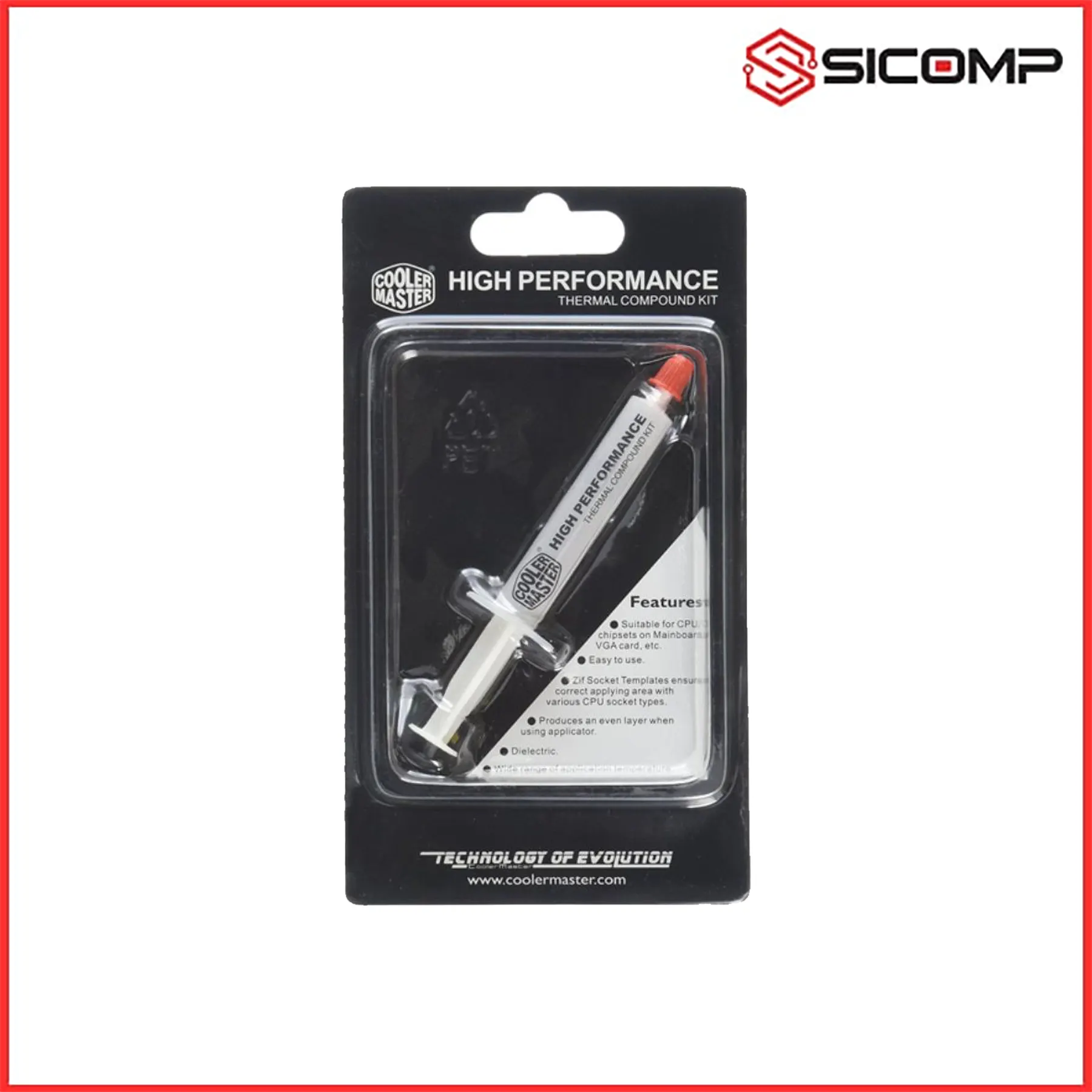 KEO TẢN NHIỆT CPU COOLER MASTER RPD GREASE HIGH PERFORMANCE - CHÍNH HÃNG - FULL VAT, Picture 1