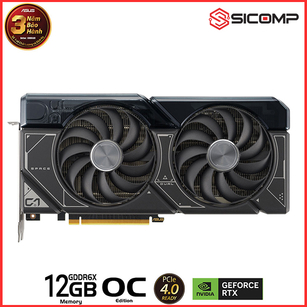 CARD MÀN HÌNH ASUS DUAL GEFORCE RTX 4070 SUPER OC EDITION 12GB GDDR6X, Picture 2