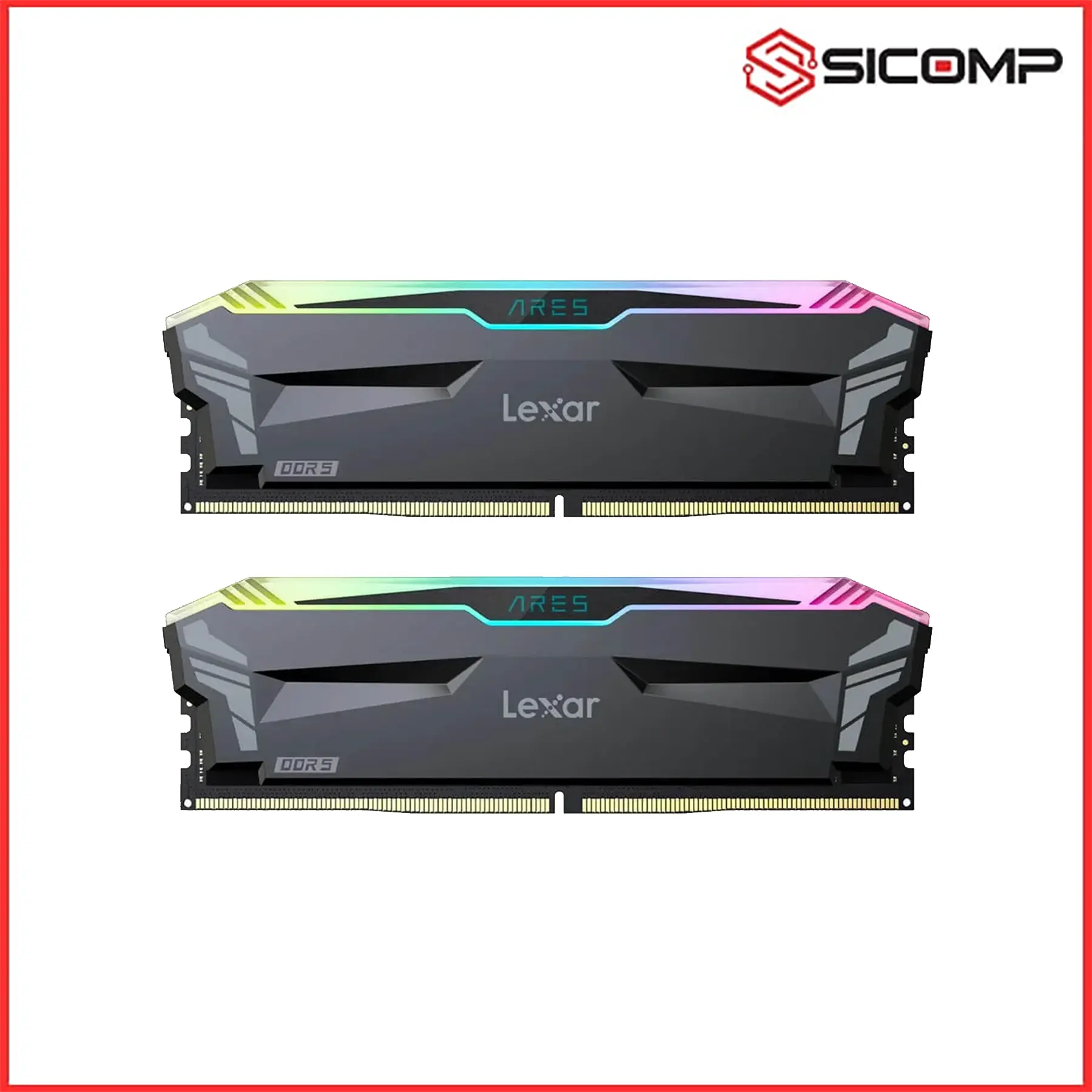 LIKE NEW RAM (XMP 3.0/EXPO) LEXAR ARES RGB 32GB DDR5 LIKE NEW (16GBx2) 6000MHZ LD5BU016G-R6000GDLA - Bảo hành tháng 7/2029, Picture 2