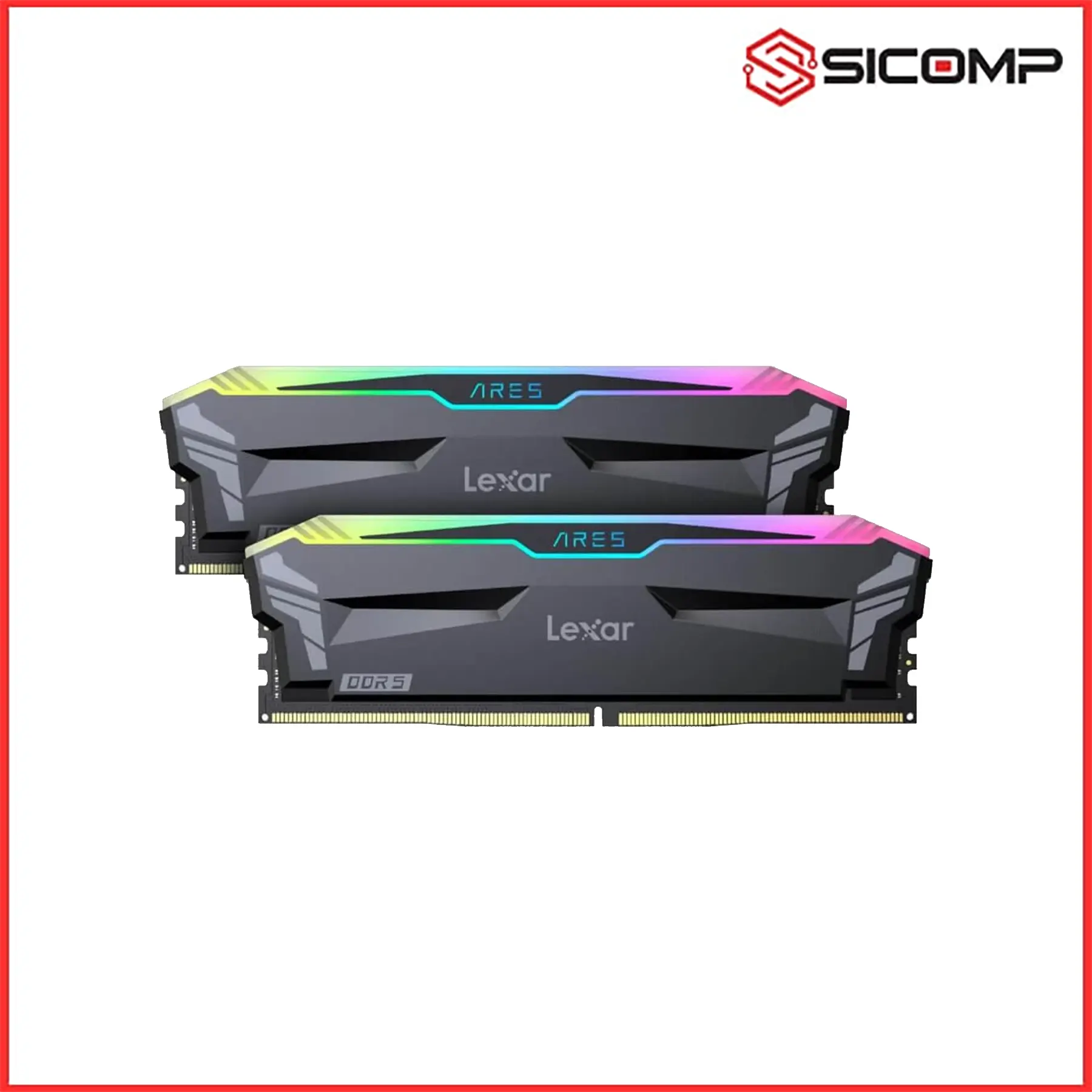 LIKE NEW RAM (XMP 3.0/EXPO) LEXAR ARES RGB 32GB DDR5 LIKE NEW (16GBx2) 6000MHZ LD5BU016G-R6000GDLA - Bảo hành tháng 7/2029, Picture 3