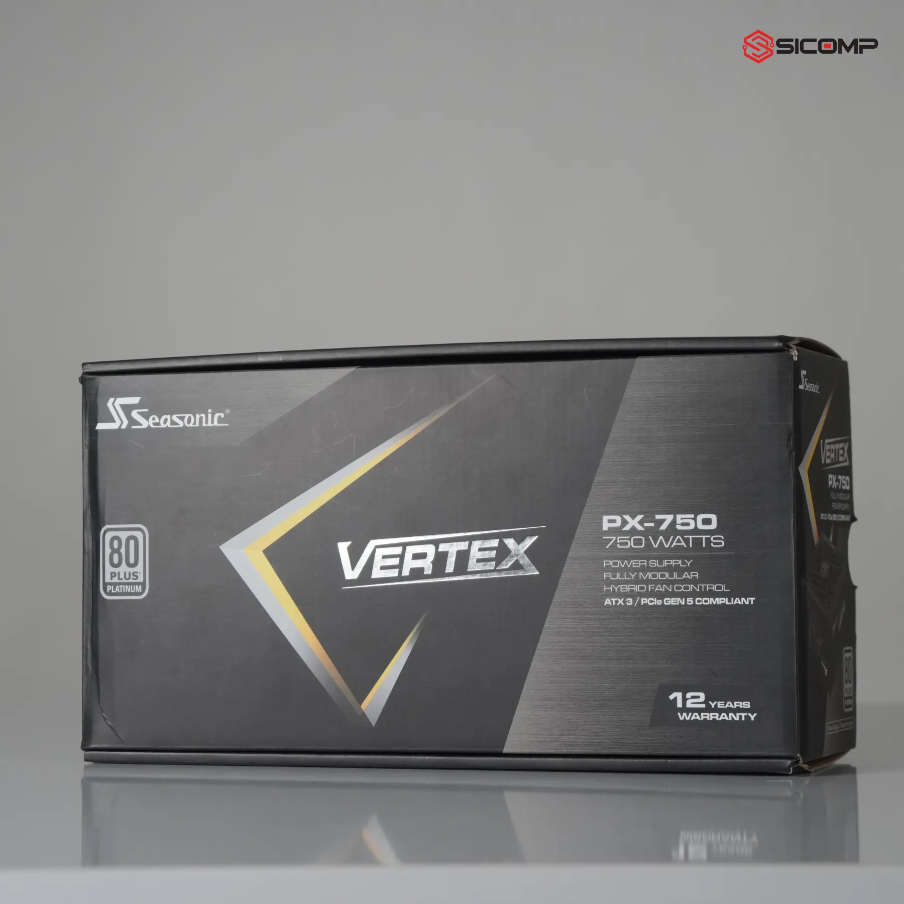 NGUỒN SEASONIC 750W VERTEX PX-750 ATX 3.0 PCIE 5.0 80 PLUS PLATINUM DÂY MỀM CAO CẤP DẬP VẨY CÁ, Picture 4