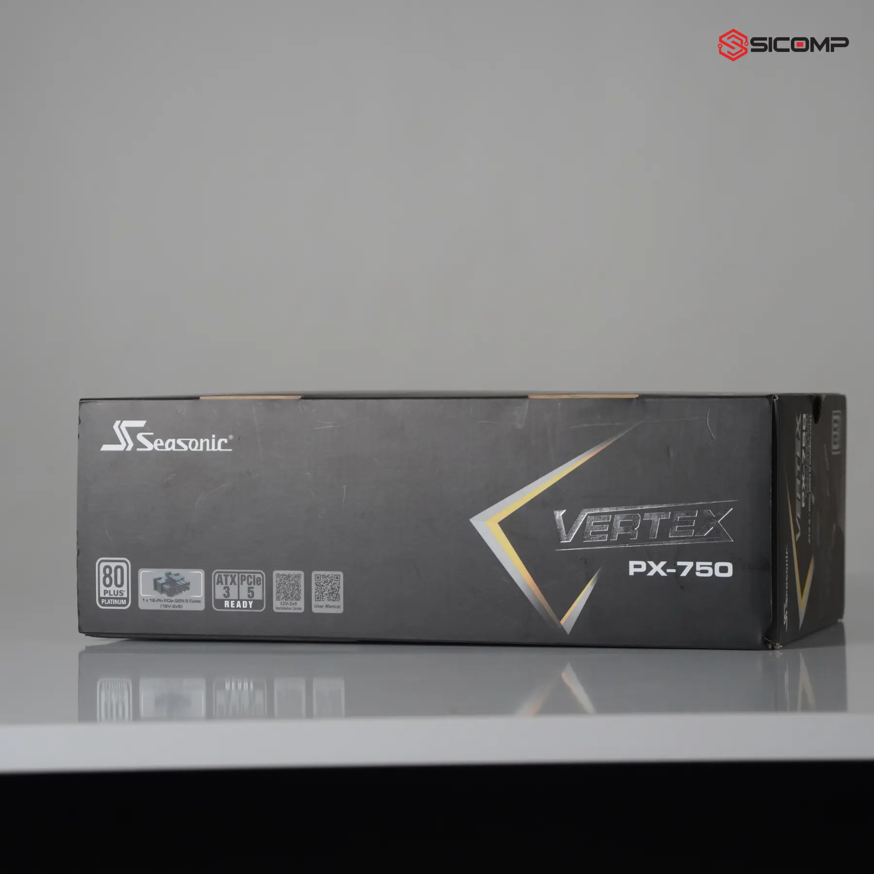 NGUỒN SEASONIC 750W VERTEX PX-750 ATX 3.0 PCIE 5.0 80 PLUS PLATINUM DÂY MỀM CAO CẤP DẬP VẨY CÁ, Picture 5