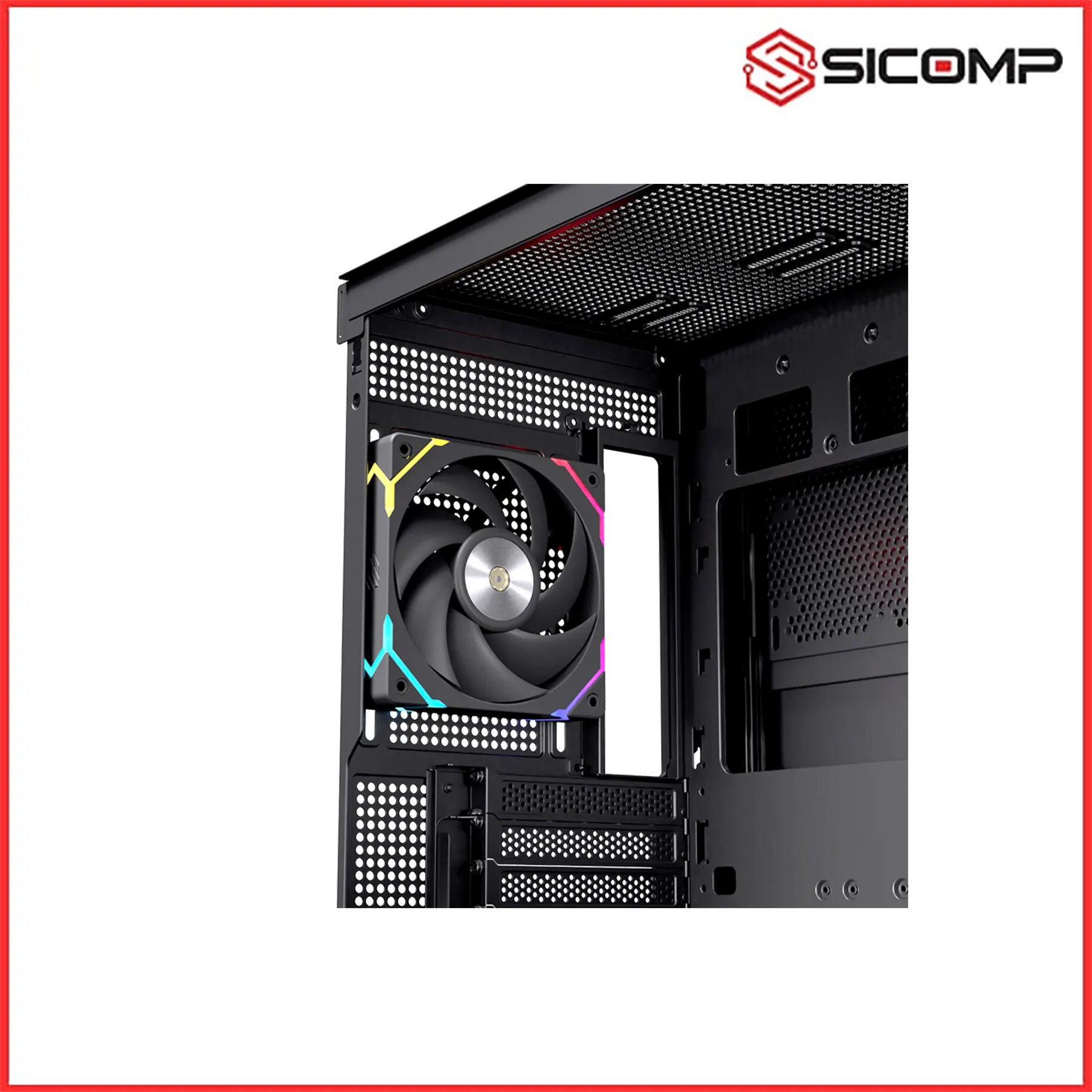 VỎ CASE EINAREX P800 CORE BLACK, Picture 4