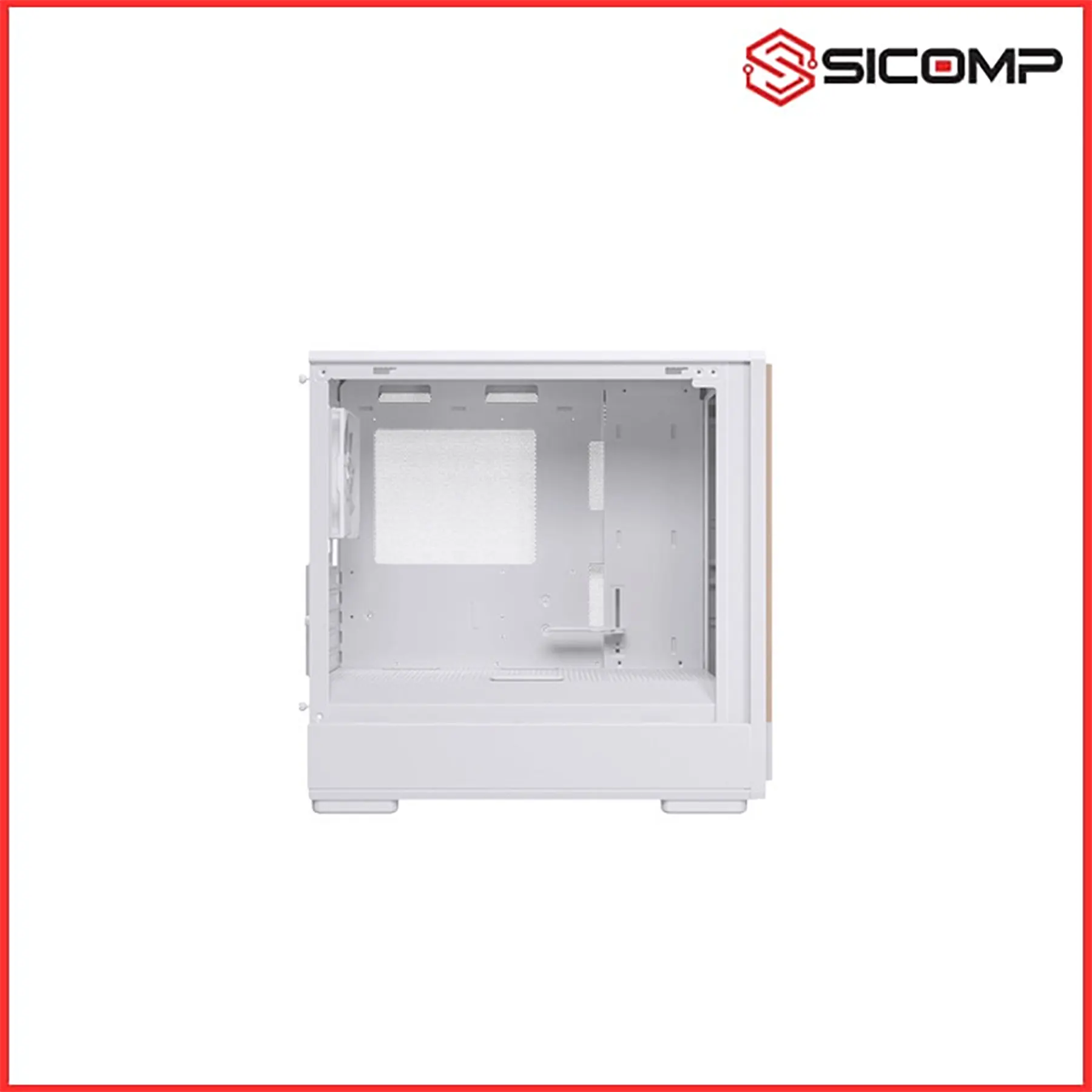 VỎ CASE EINAREX PM400 RGB BLACK (Sẵn 3 fan RGB), Picture 4