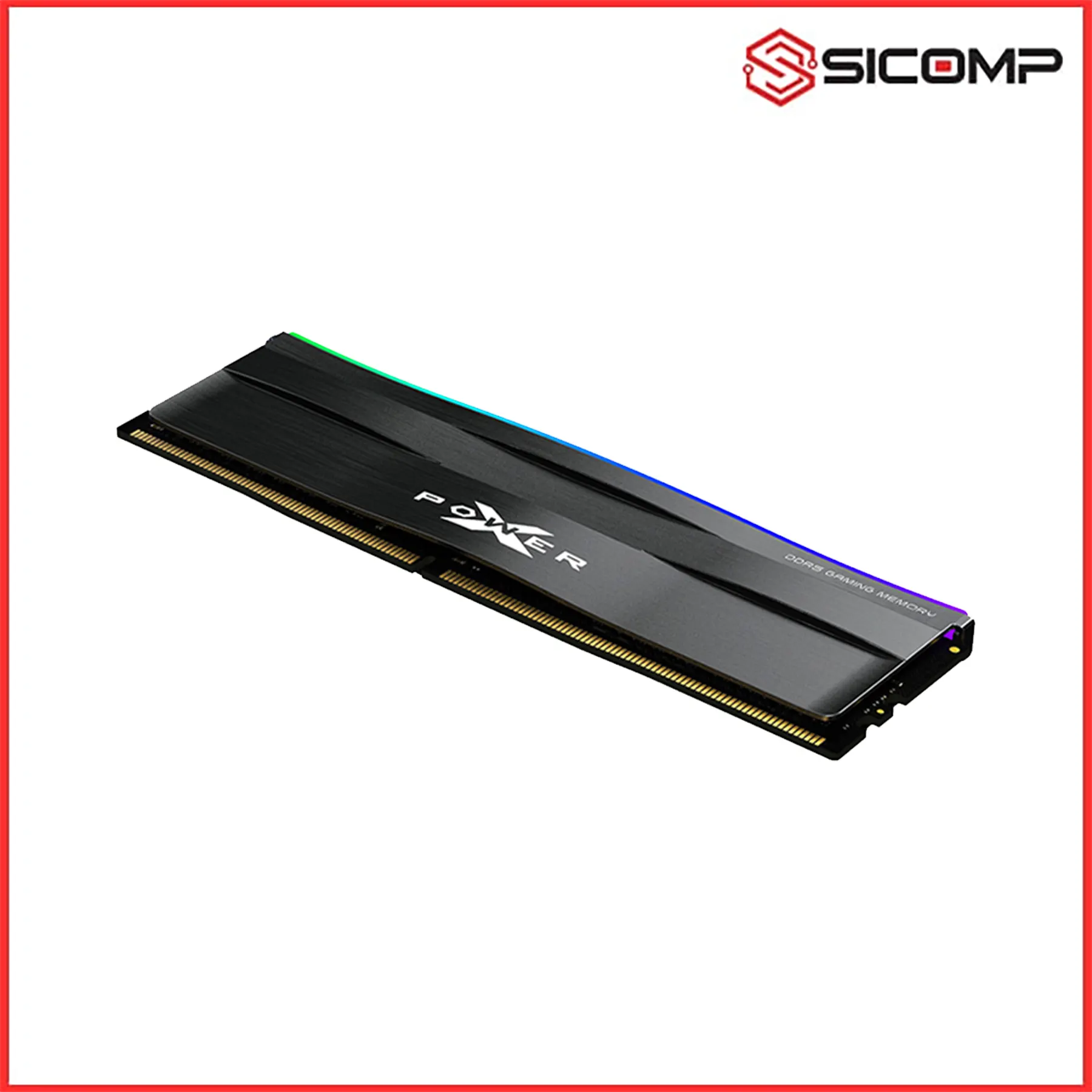 RAM (EXPO/ XMP 3.0) SILICON POWER DDR5 RGB GAMING UDIMM C38 32GB (1x32) 6000Mhz, Picture 2
