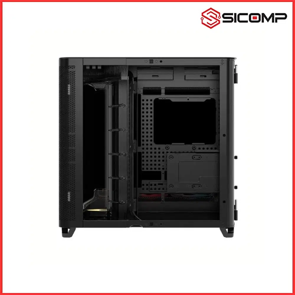 VỎ CASE CORSAIR AIR 5400 RS-R ARGB TEMPERED GLASS BLACK, Picture 4