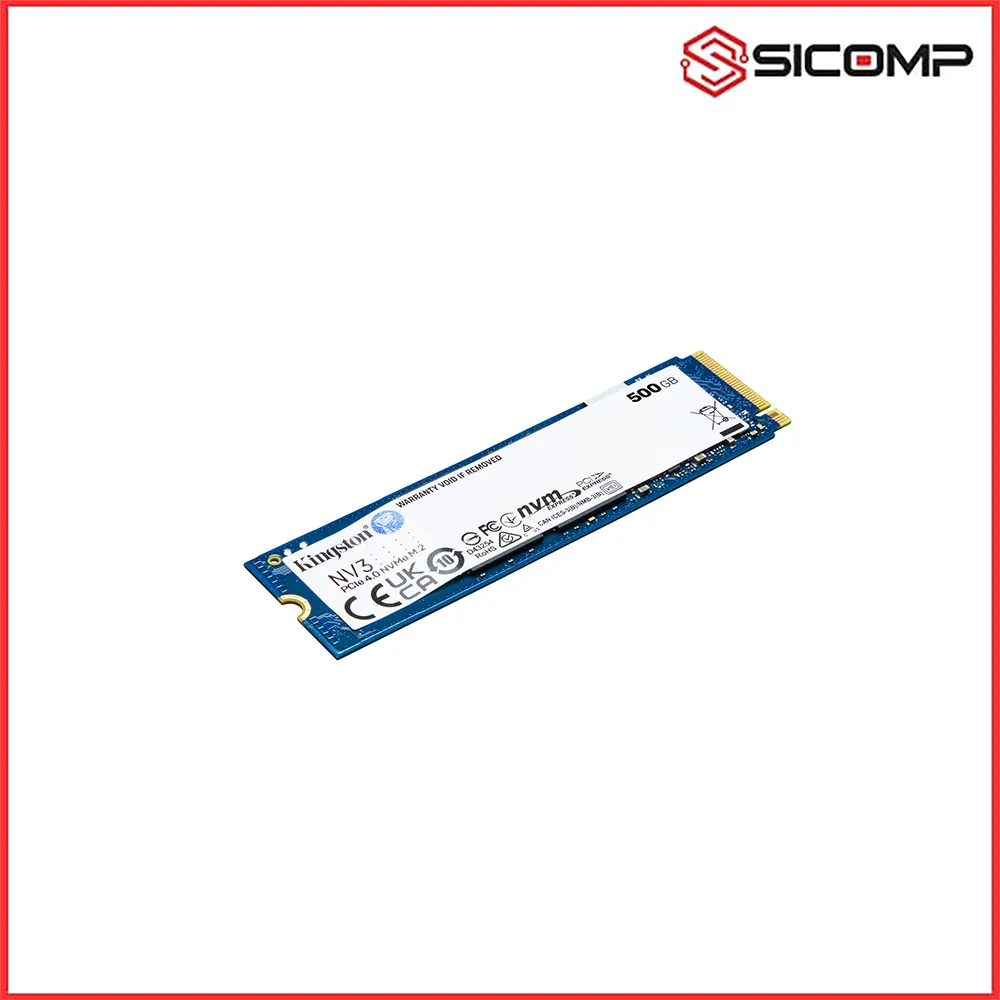 Ổ CỨNG SSD KINGSTON NV3 500GB PCIE 4.0 x4 M.2 NVME (SNV3S500G), Picture 2