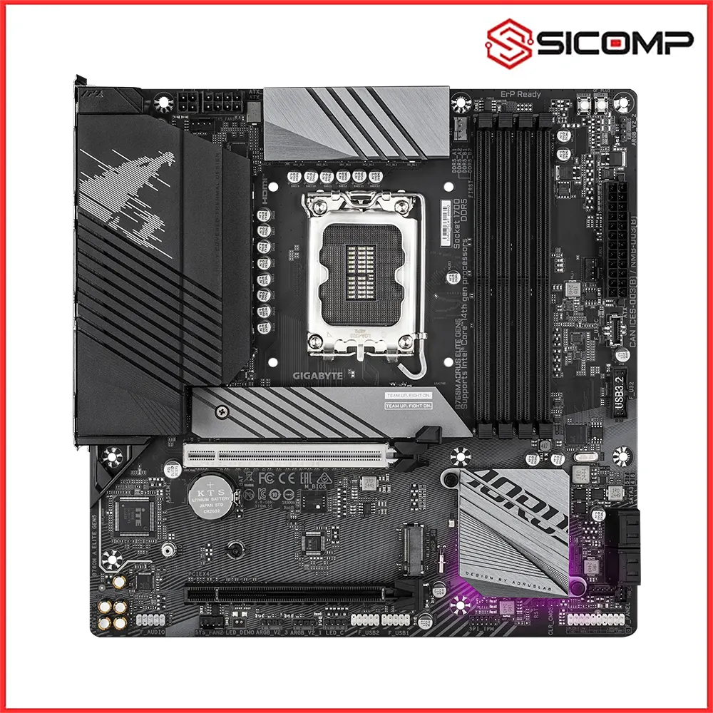 MAINBOARD GIGABYTE B760M AORUS ELITE GEN5, Picture 2