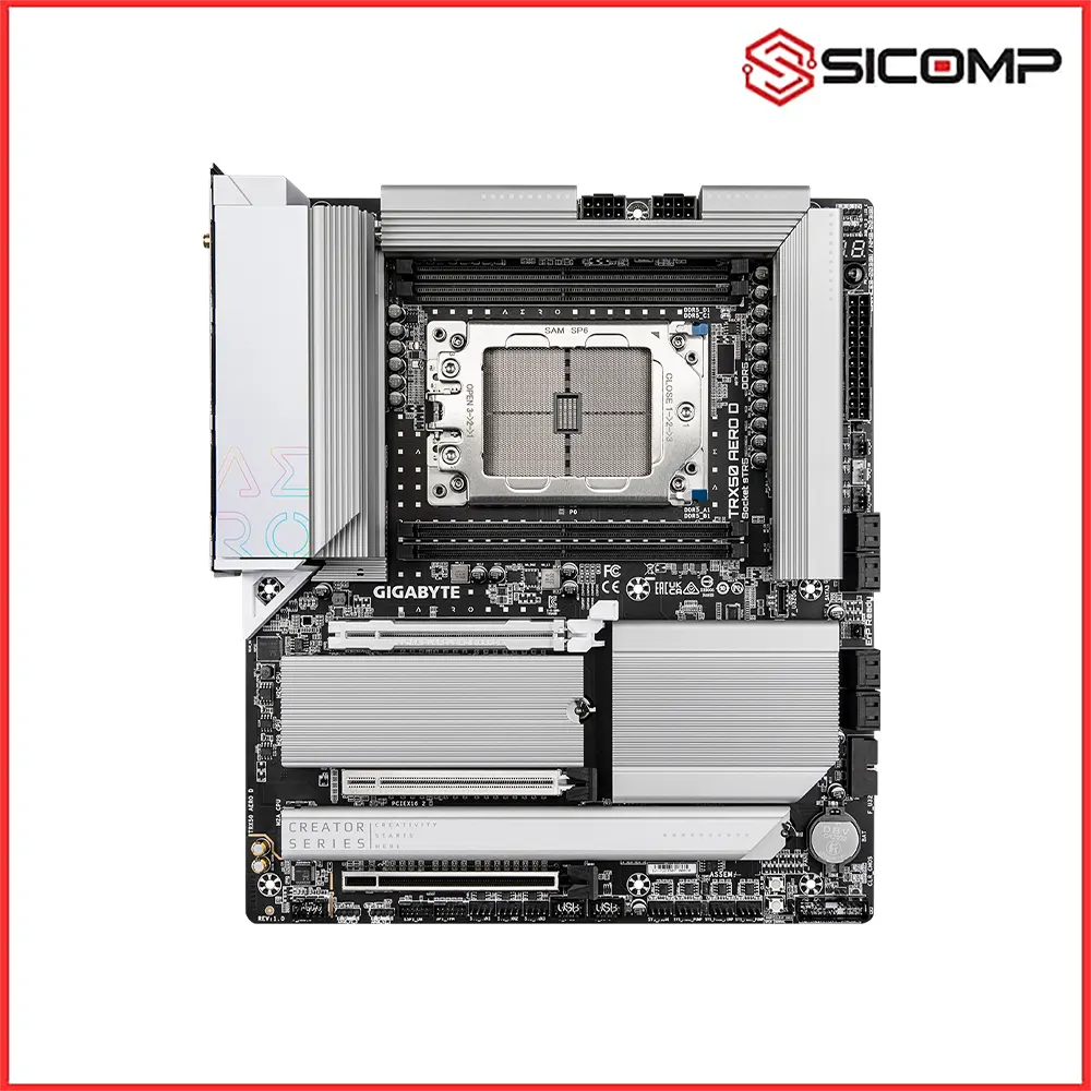 MAINBOARD GIGABYTE TRX50 AERO D (AMD TRX50, SOCKET sTR5, E-ATX), Picture 2