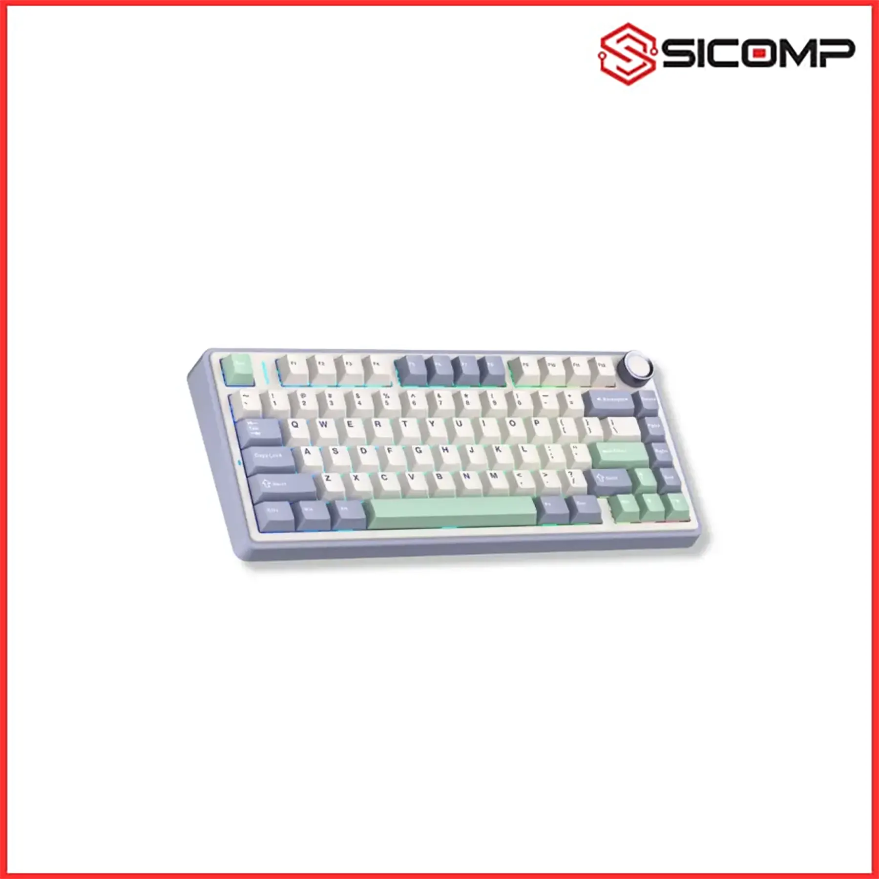 BÀN PHÍM AULA F75 ICE GREEN, Picture 2