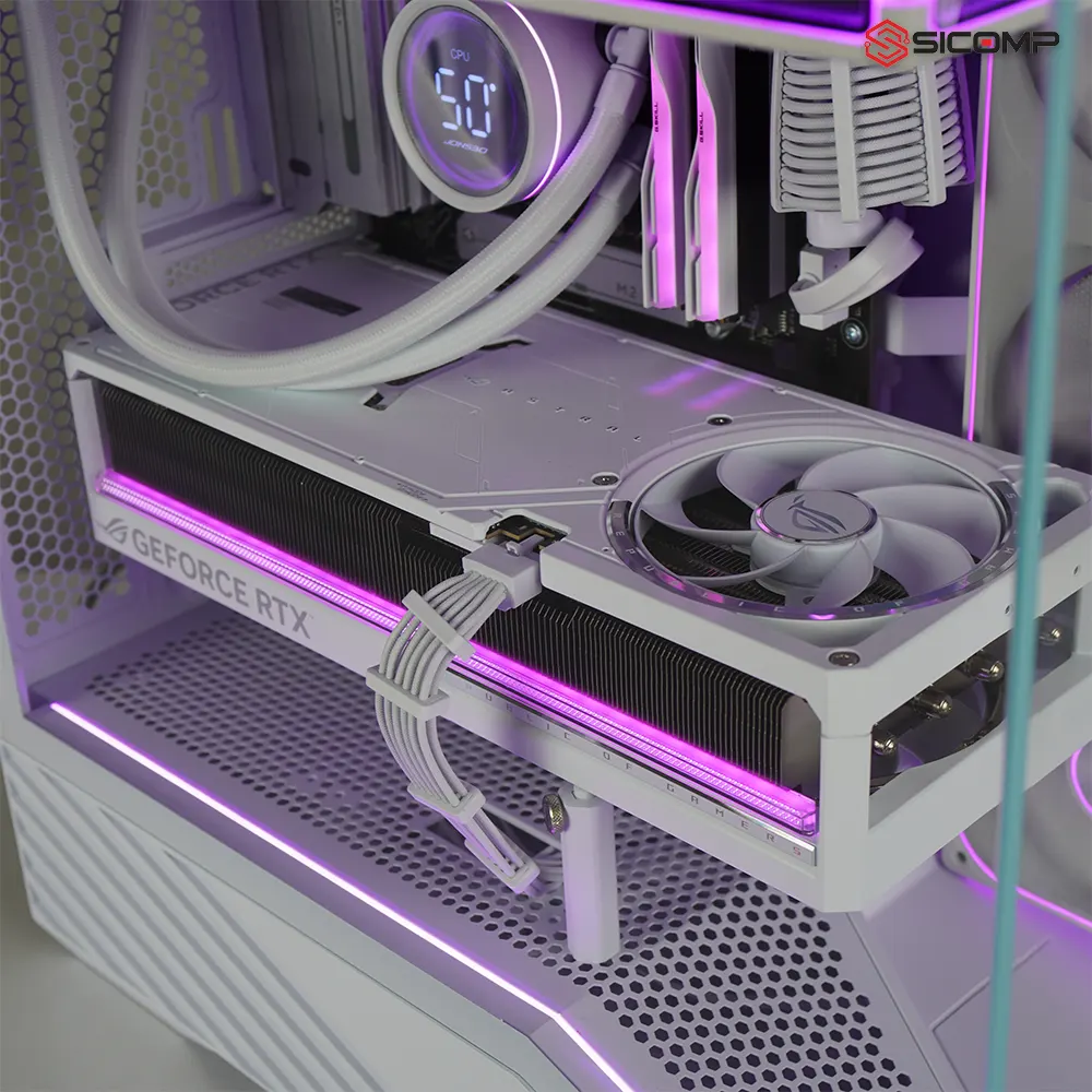 PCSC GAMING V100 WHITE (9950X3D - RTX 5080 - 64GB RAM - SSD 1TB - PSU 1000W), Picture 4