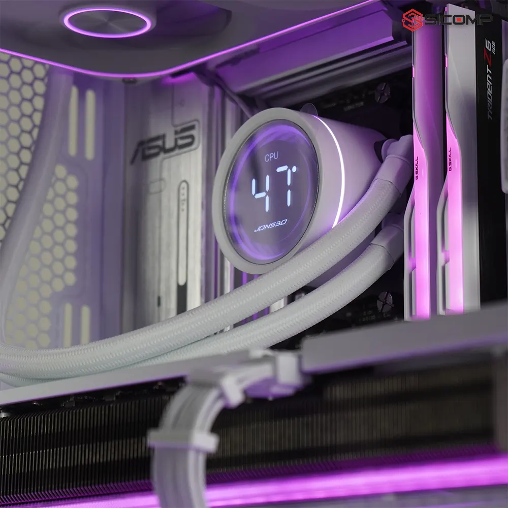 PCSC GAMING V100 WHITE (9950X3D - RTX 5080 - 64GB RAM - SSD 1TB - PSU 1000W), Picture 6