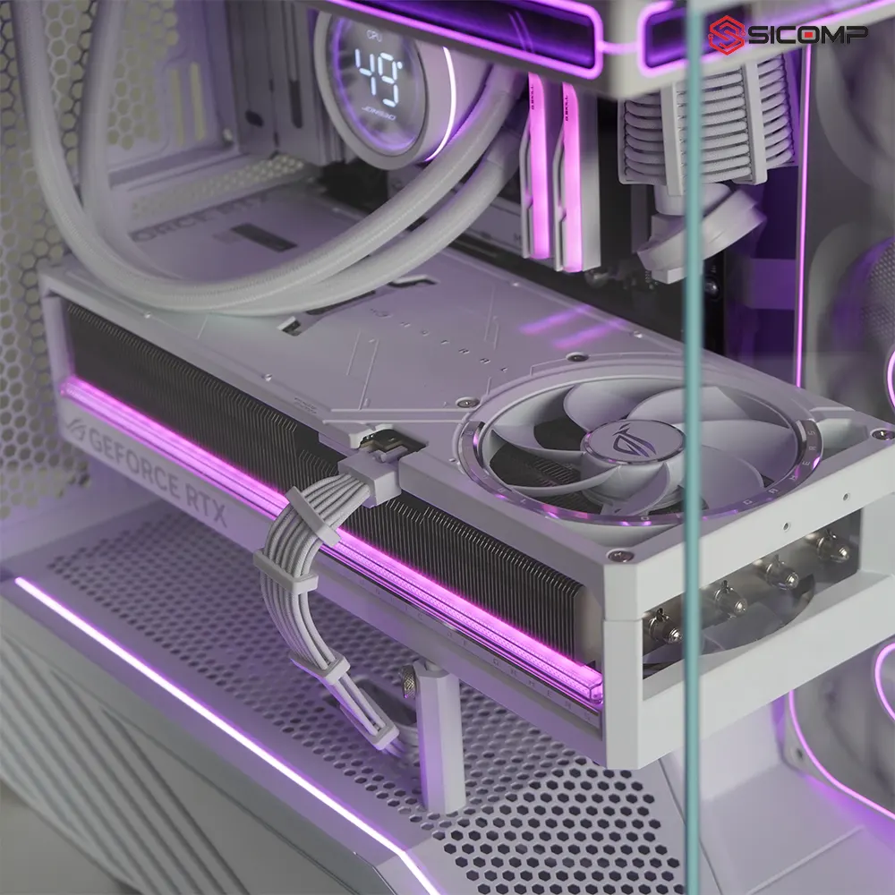 PCSC GAMING V100 WHITE (9950X3D - RTX 5080 - 64GB RAM - SSD 1TB - PSU 1000W), Picture 7