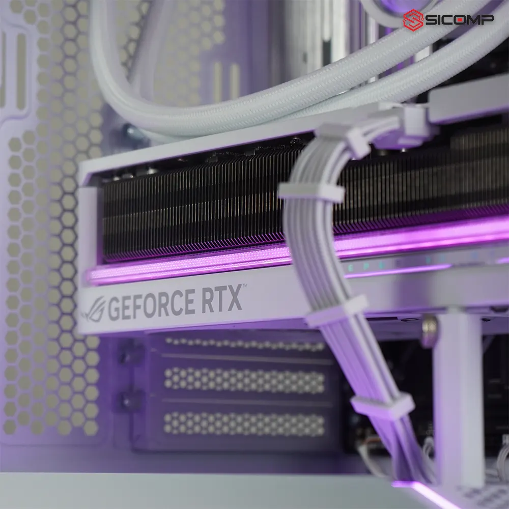 PCSC GAMING V100 WHITE (9950X3D - RTX 5080 - 64GB RAM - SSD 1TB - PSU 1000W), Picture 8