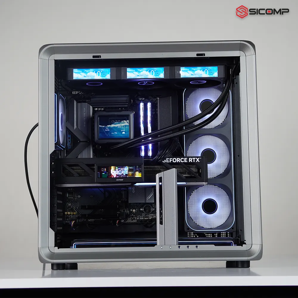 PCSC GAMING BO400 VULKAN (9950X3D - RTX 5070 - 32GB RAM - SSD 1TB - PSU 750W), Picture 4