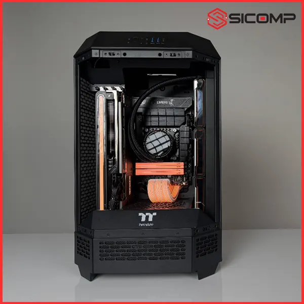 VỎ CASE THERMALTEK T300 BLACK (MATX/MID-TOWER/BLACK), Picture 2