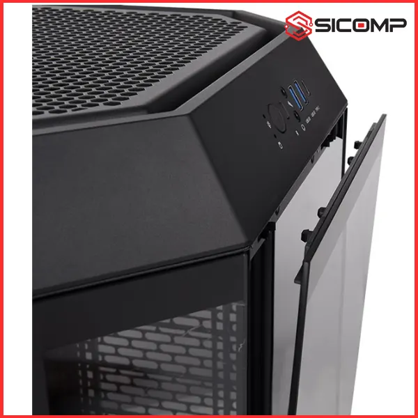 VỎ CASE THERMALTEK T300 BLACK (MATX/MID-TOWER/BLACK), Picture 4