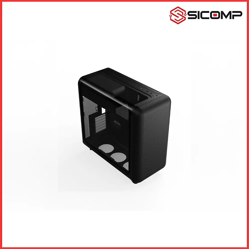 VỎ CASE HYTE X50 PITCH BLACK - TEMPERED GLASS SIDE PANEL, Picture 2