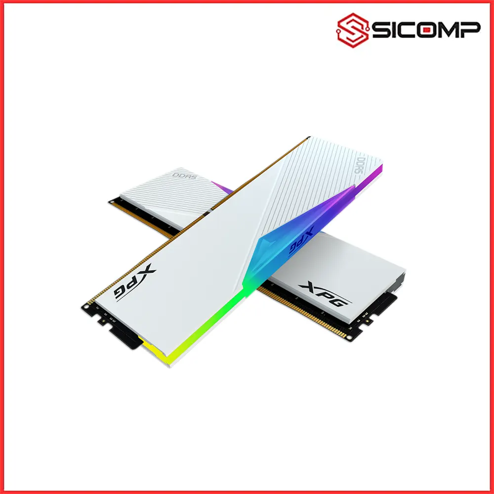 RAM ADATA XPG LANCER RGB WHITE (EXPO/XMP 3.0) - 32GB (2x16GB) 7200MHz DDR5 | CL34 AX5U7200C3416G-BLARWH, Picture 2