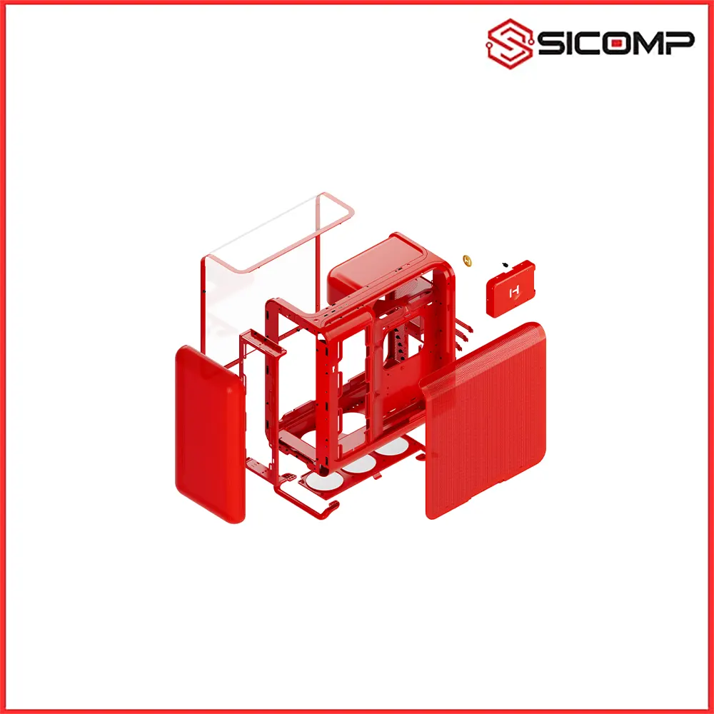 VỎ CASE HYTE X50 CHERRY - TEMPERED GLASS SIDE PANEL, Picture 6