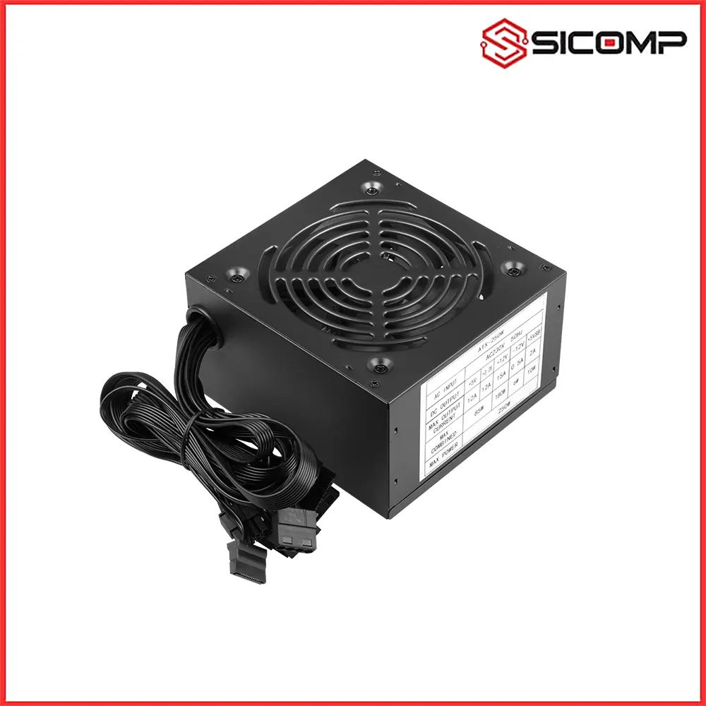 NGUỒN SEGOTEP Q-POWER 350 - 250W MÀU ĐEN, Picture 3