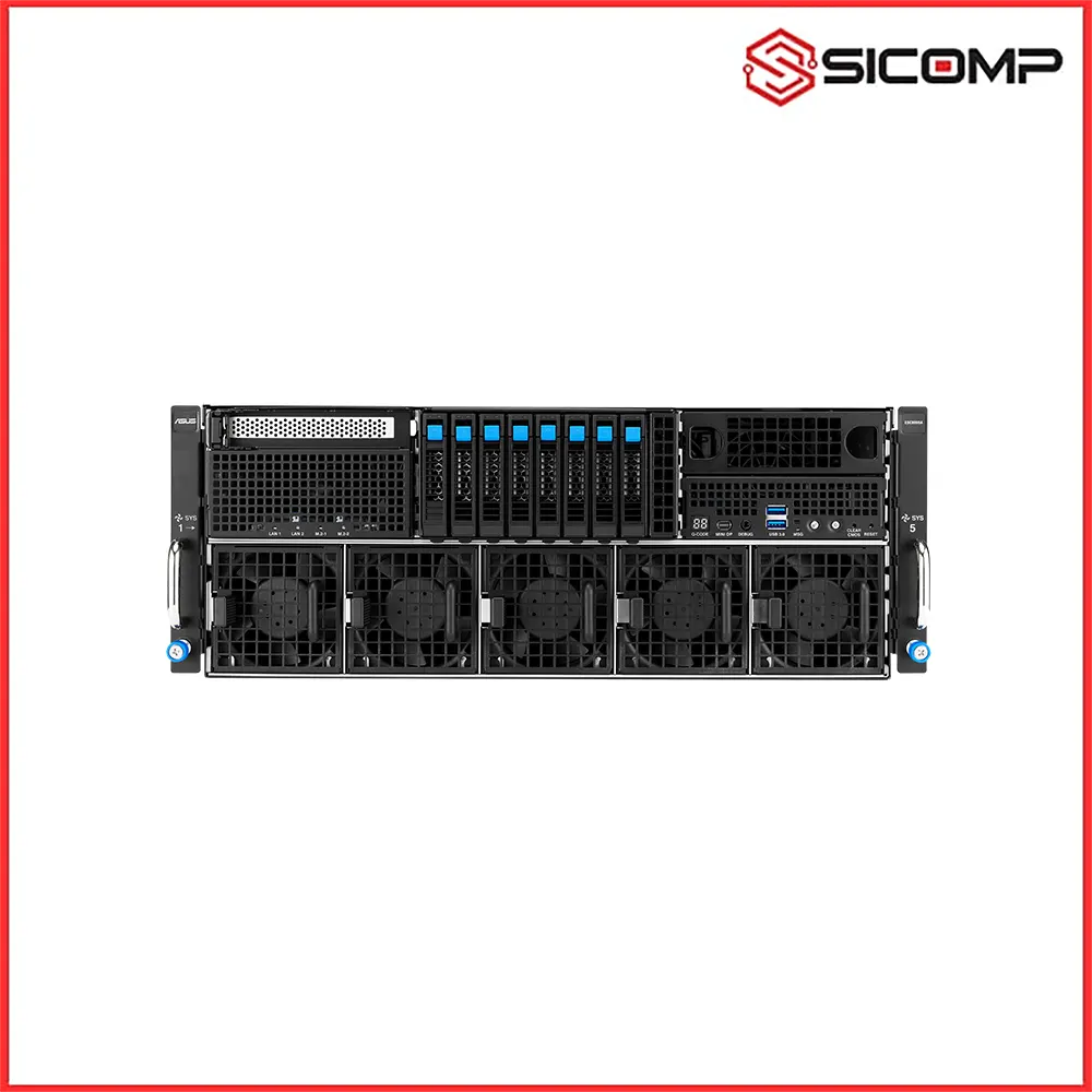 MÁY CHỦ AI HPC ASUS ESC8000A-E13 (2 CPU AMD EPYC 9005 / 8 GPU / 4U RACK SERVER), Picture 4