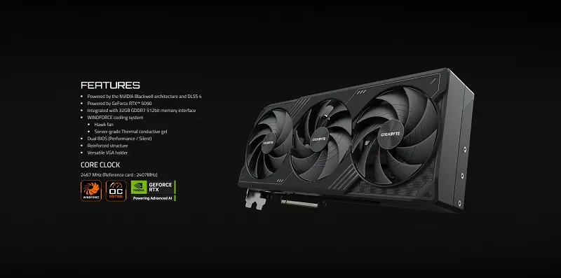 GEFORCE RTX 5090 WINDFORCE OC 32G