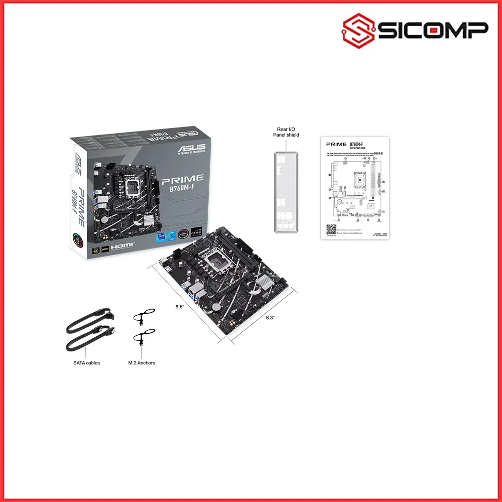 MAINBOARD ASUS PRIME B760M-F D5, Picture 6