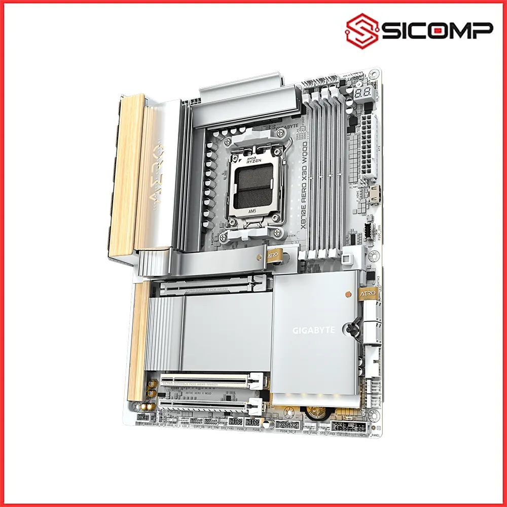 MAINBOARD GIGABYTE X870E AERO X3D WOOD, Picture 4