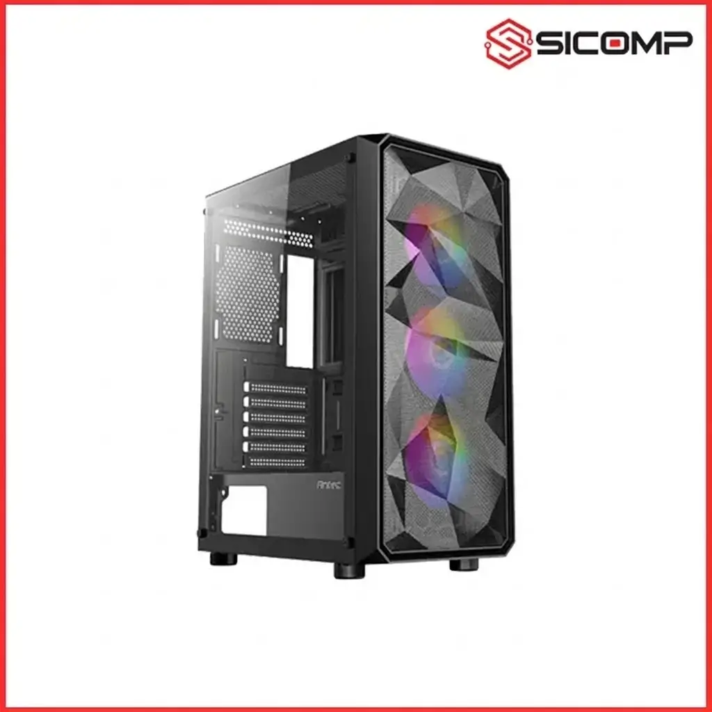 VỎ CASE ANTEC AX83 ELITE BLACK (E-ATX, Sẵn 3 fan RGB), Picture 1