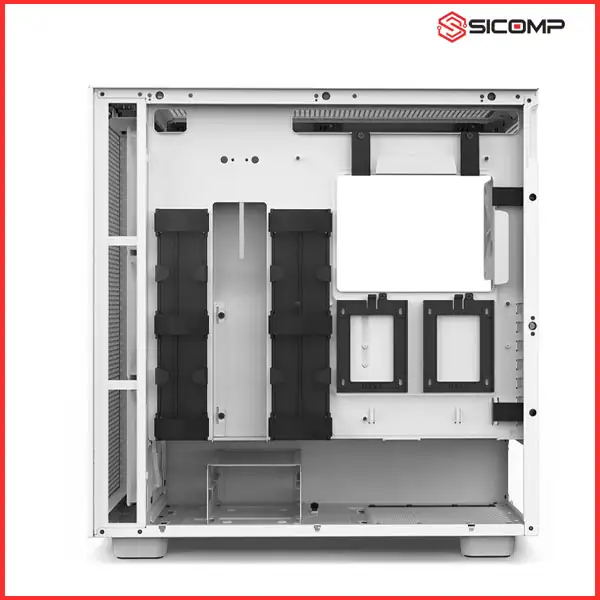 VỎ CASE NZXT H7 FLOW RGB ALL WHITE (2023) (MID TOWER | MÀU TRẮNG), Picture 8