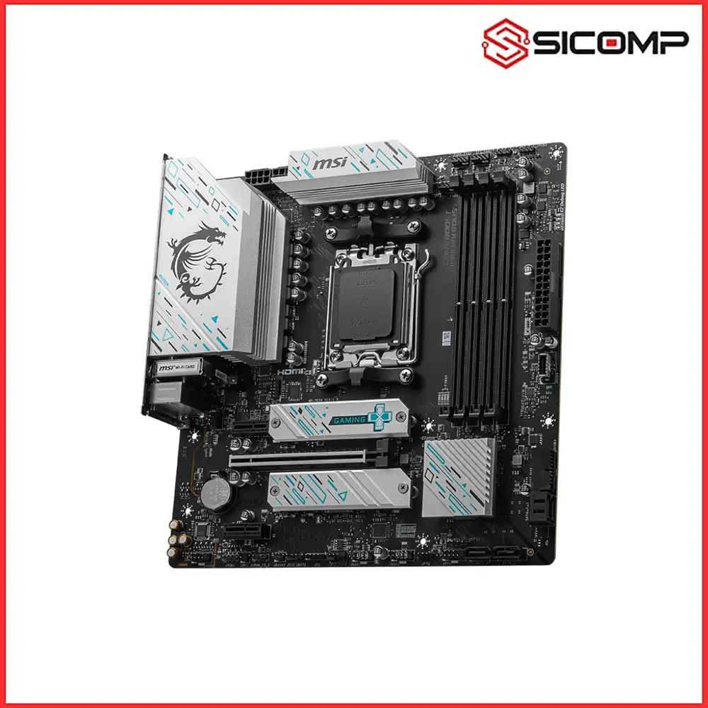 MAINBOARD MSI B650M GAMING PLUS WIFI (AMD B650, SOCKET AM5, M-ATX, 4 KHE RAM DDR5, WIFI 6E), Picture 3