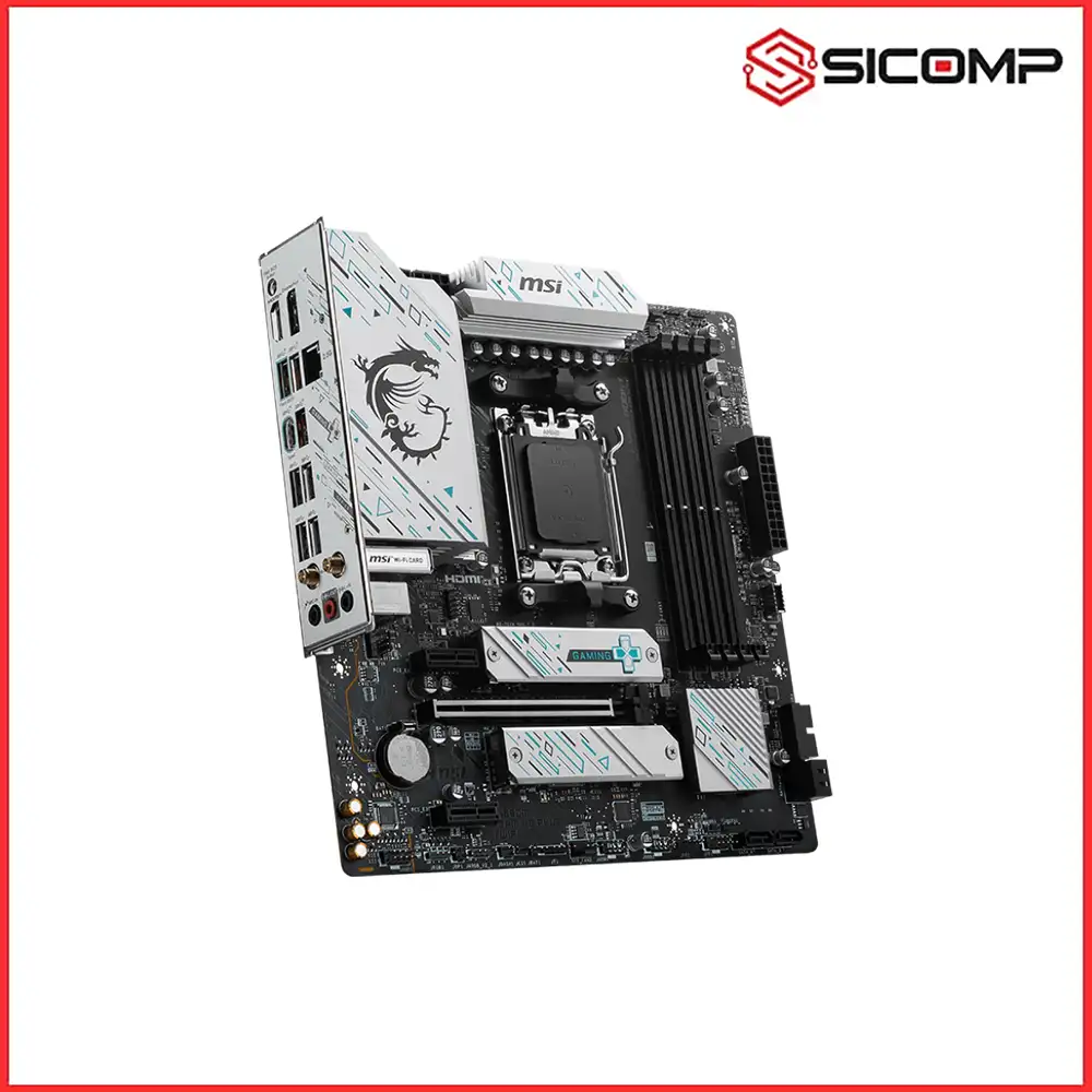 MAINBOARD MSI B650M GAMING PLUS WIFI (AMD B650, SOCKET AM5, M-ATX, 4 KHE RAM DDR5, WIFI 6E), Picture 4