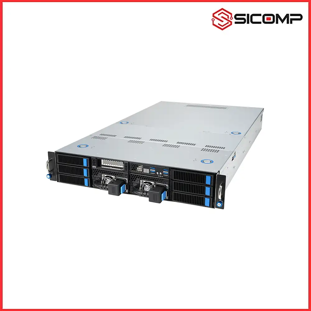 MÁY CHỦ AI HPC ASUS ESC4000A-E12 (1 CPU AMD EPYC 9005 / 2 GPU / 2U RACK SERVER), Picture 2